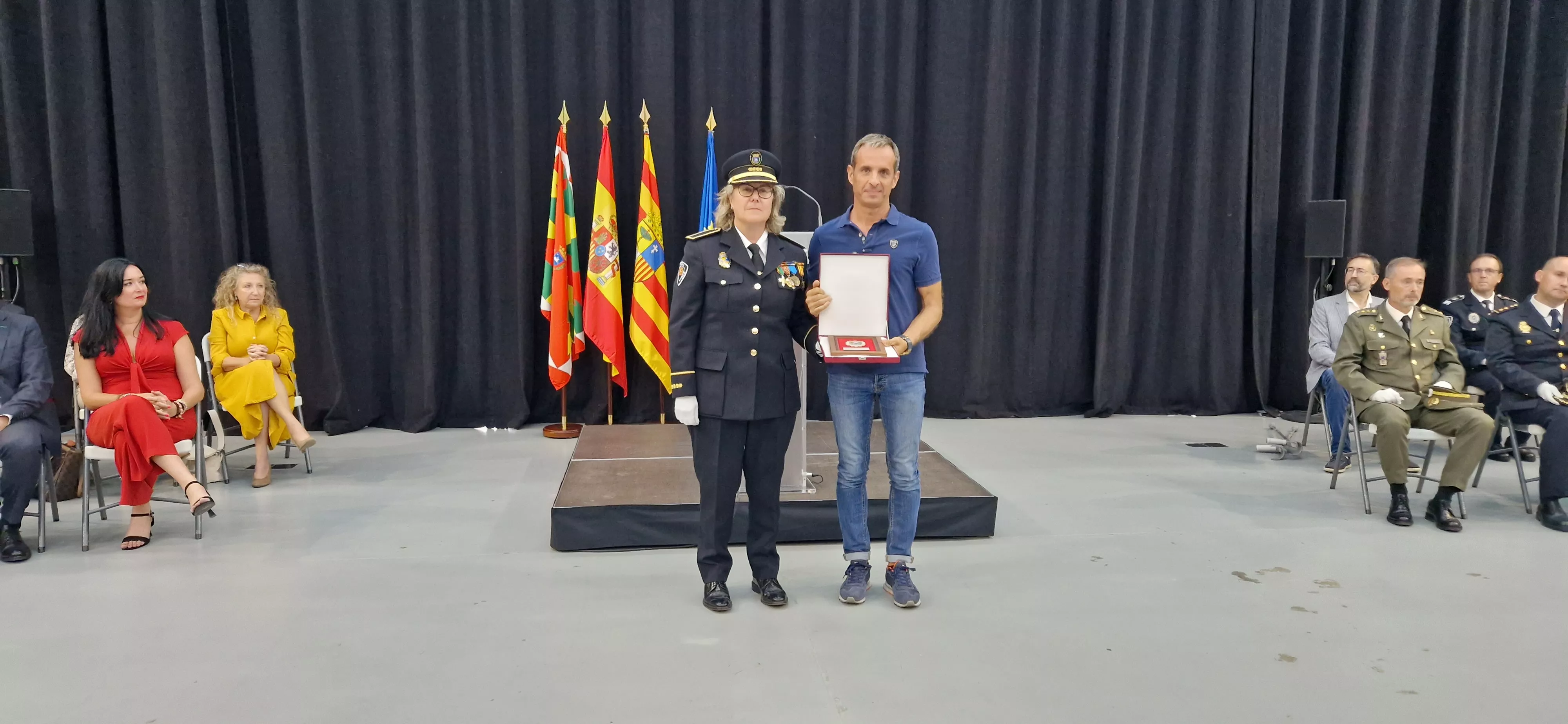 Fiesta de la Policía Local de Huesca. Foto Myriam Martínez 