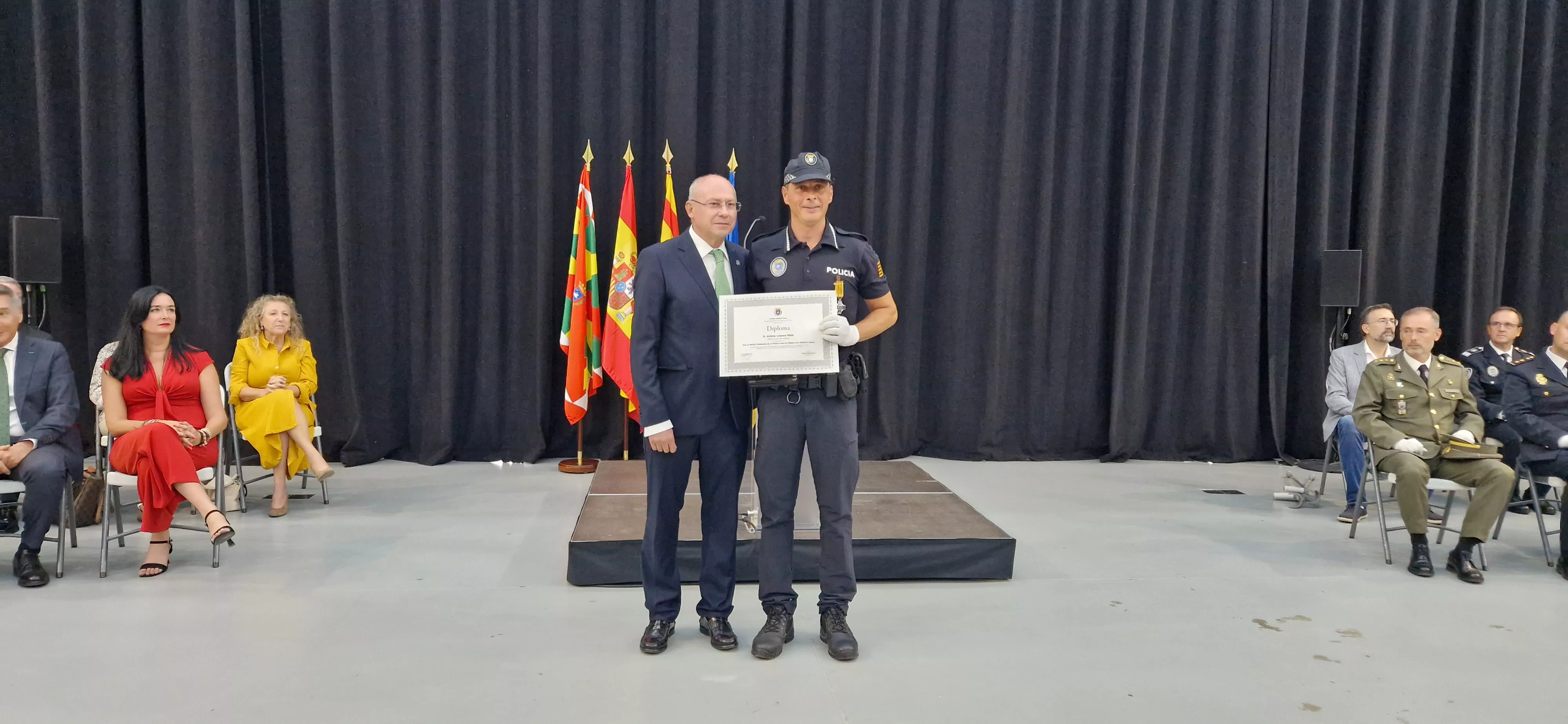 Fiesta de la Policía Local de Huesca. Foto Myriam Martínez 