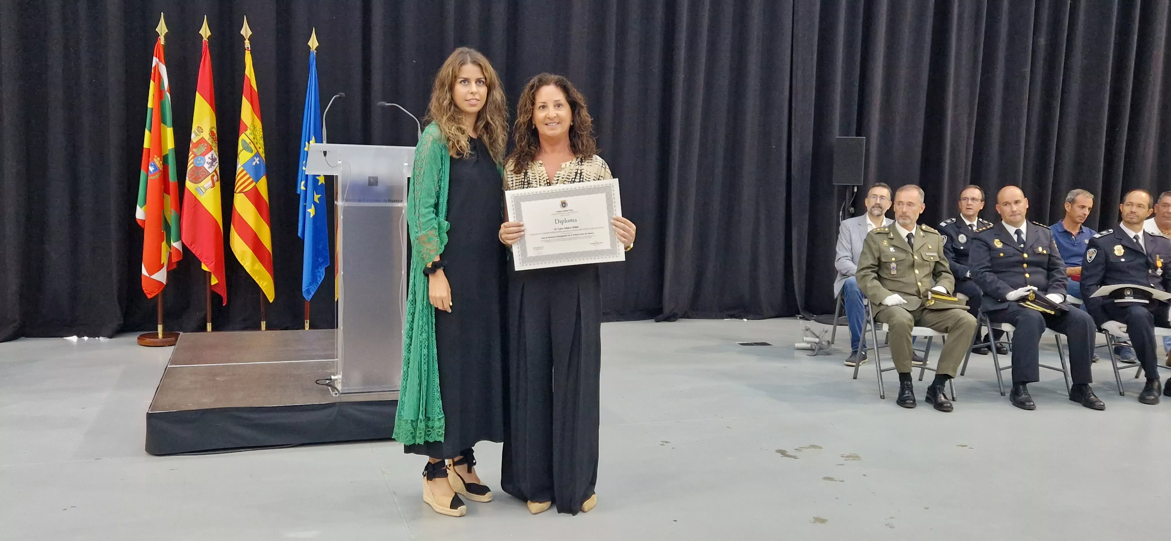 Fiesta de la Policía Local de Huesca. Foto Myriam Martínez 