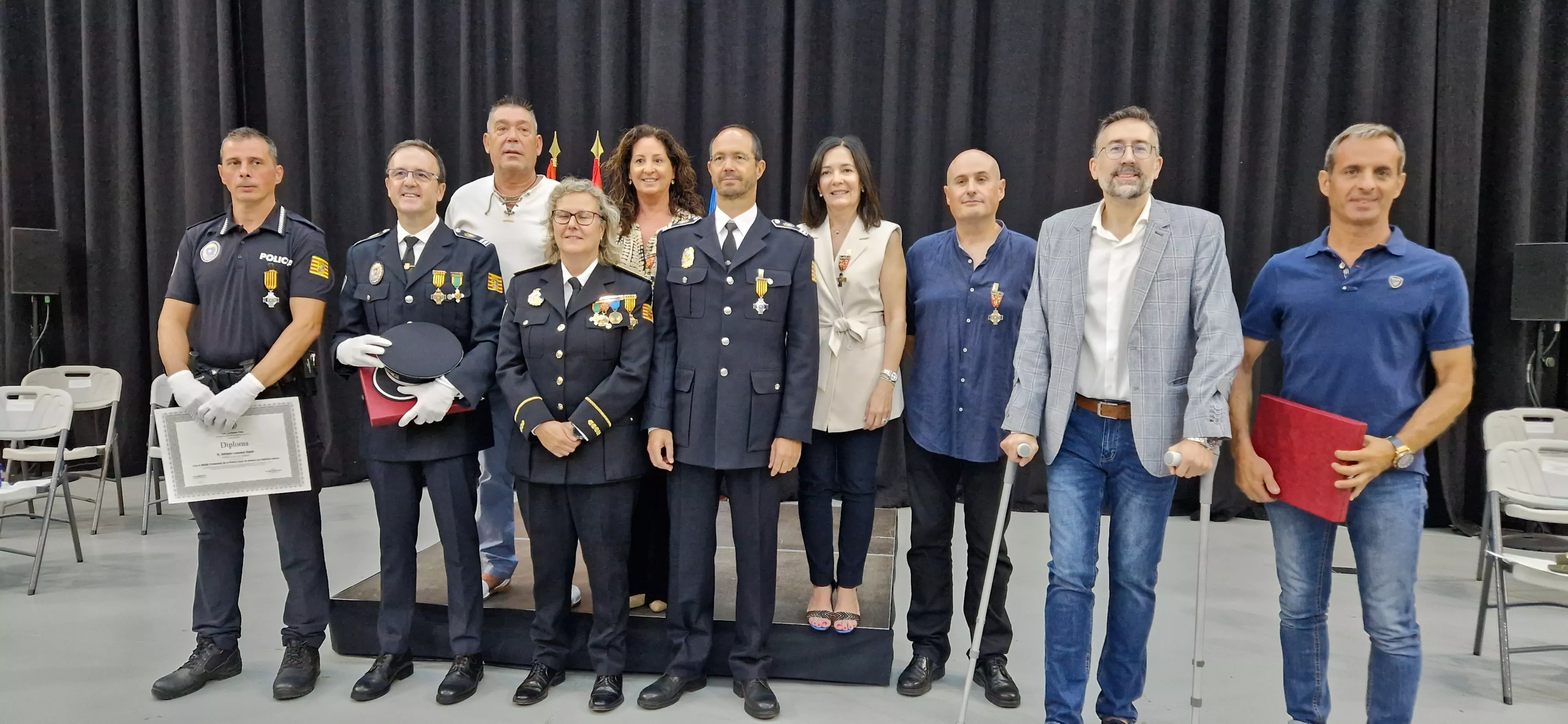 Fiesta de la Policía Local de Huesca. Foto Myriam Martínez 