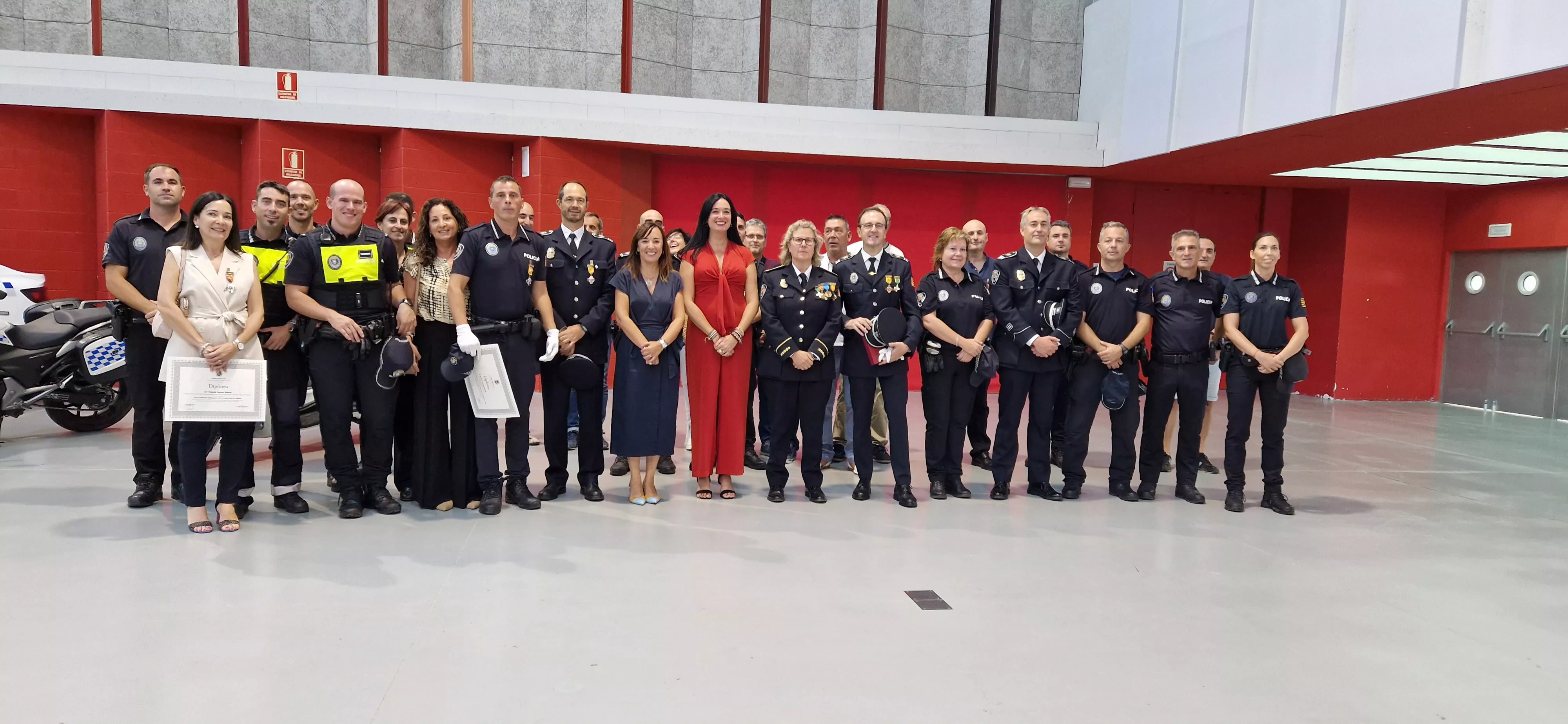 Fiesta de la Policía Local de Huesca. Foto Myriam Martínez