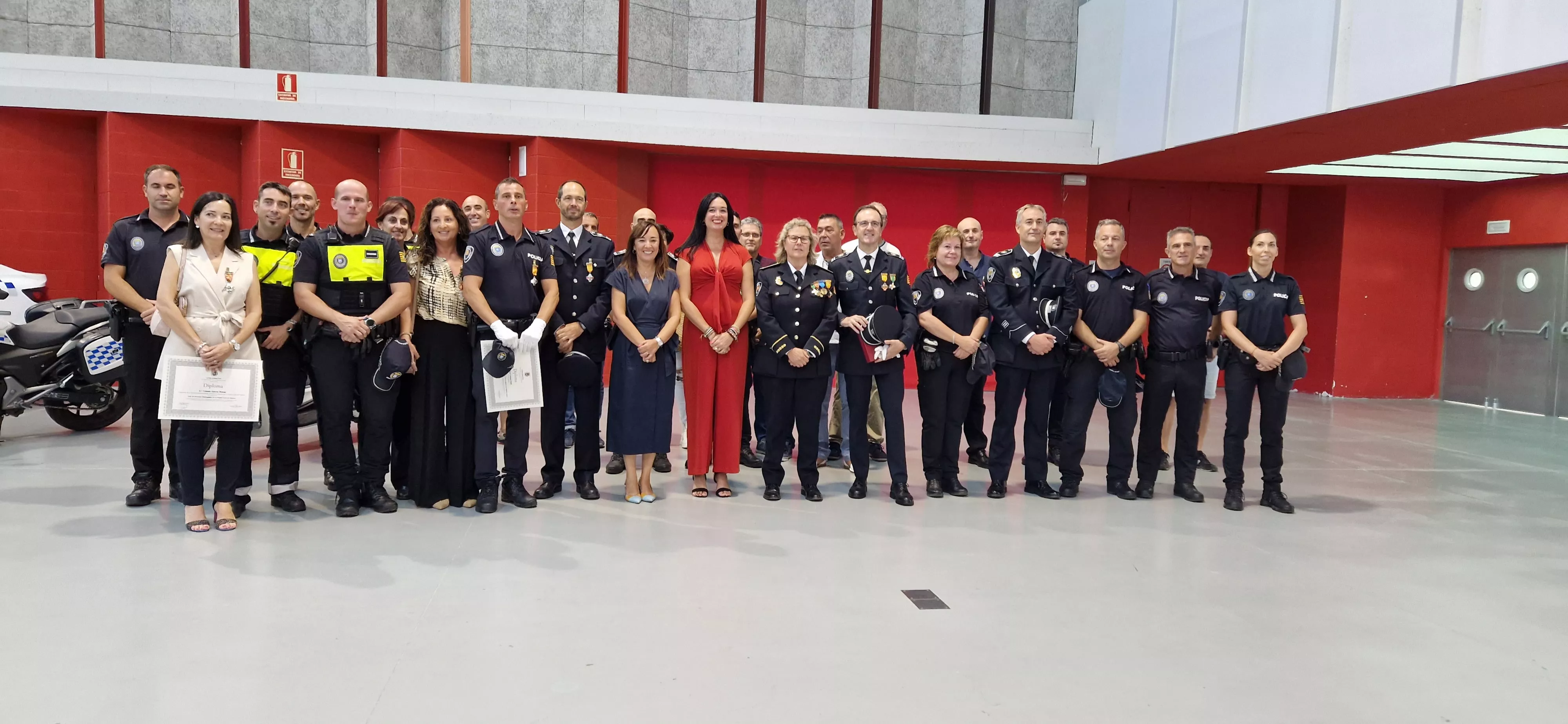 Fiesta de la Policía Local de Huesca. Foto Myriam Martínez