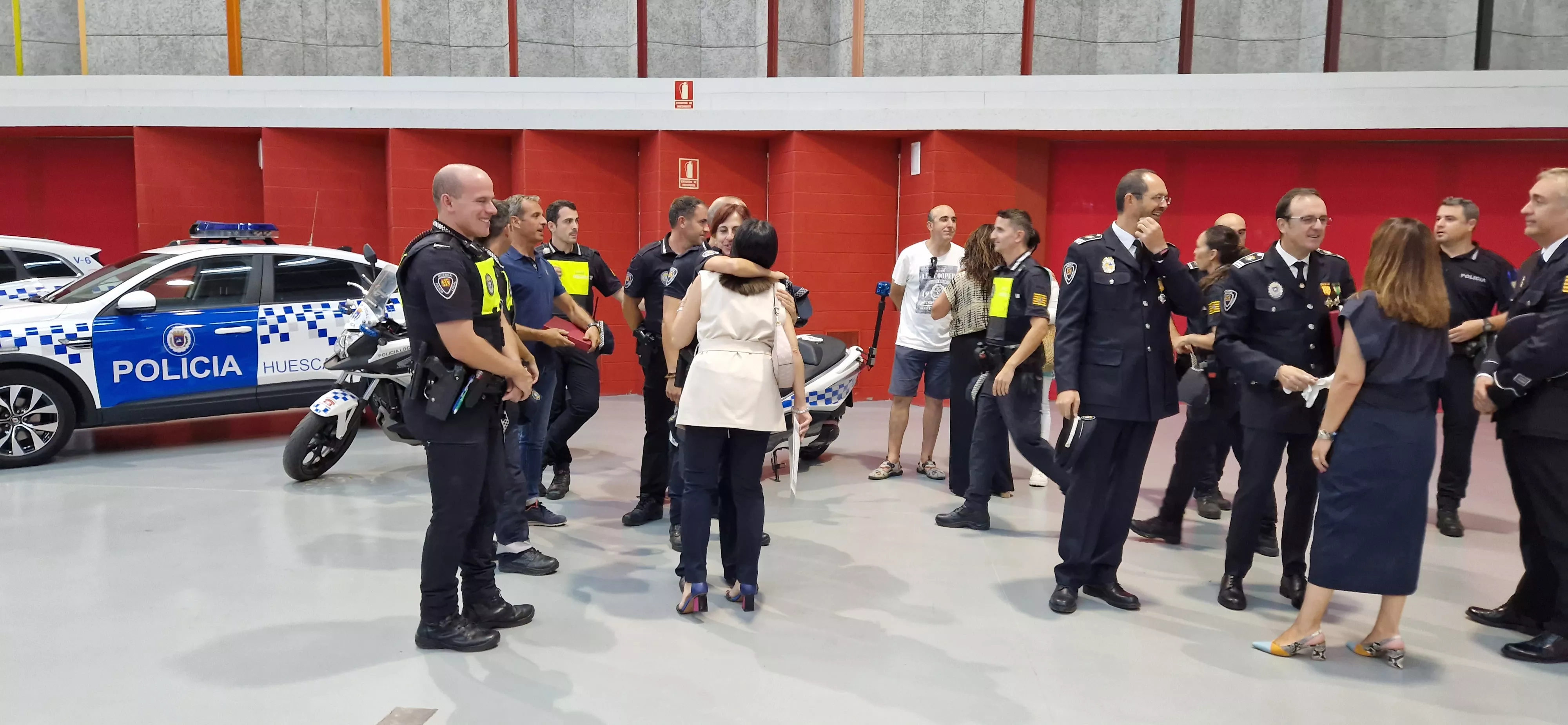 Fiesta de la Policía Local de Huesca. Foto Myriam Martínez 