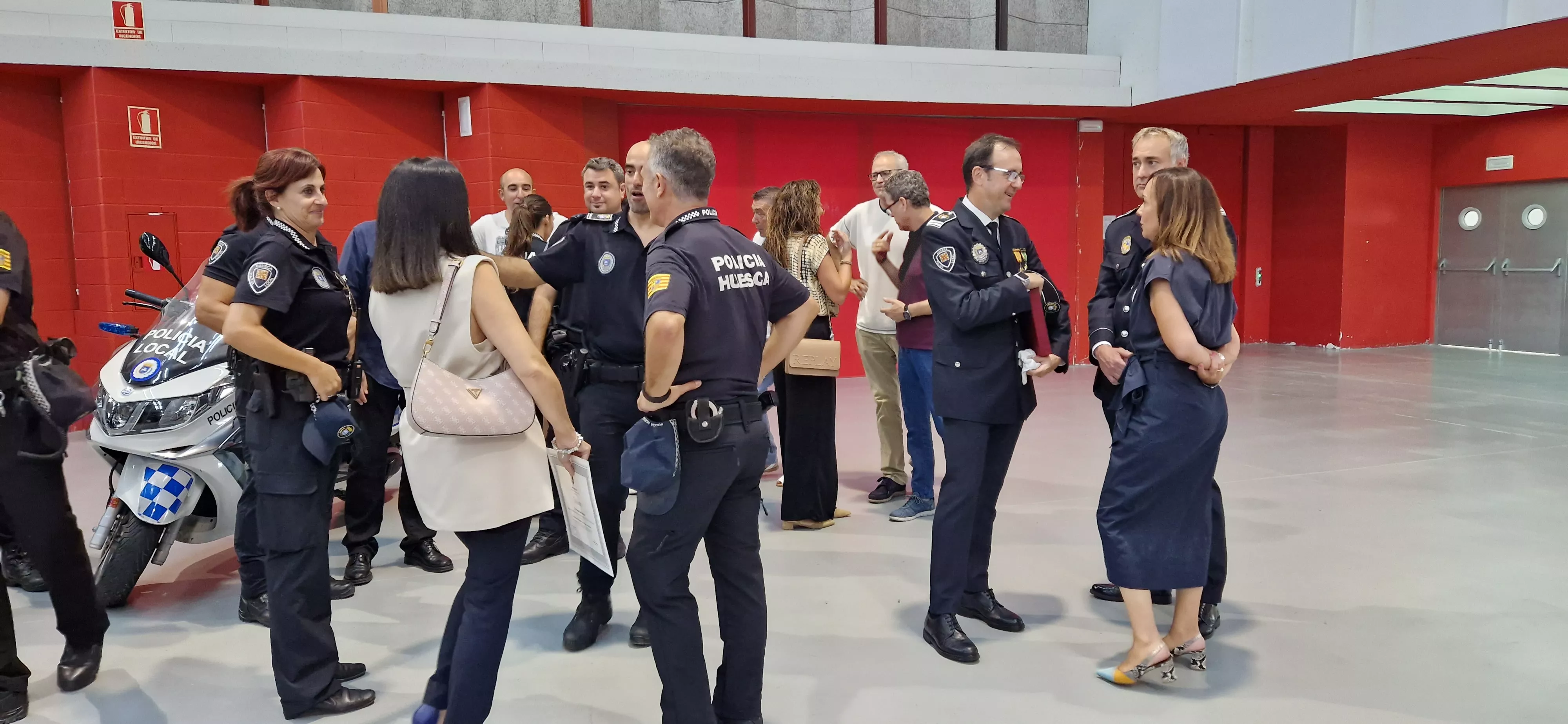 Fiesta de la Policía Local de Huesca. Foto Myriam Martínez 