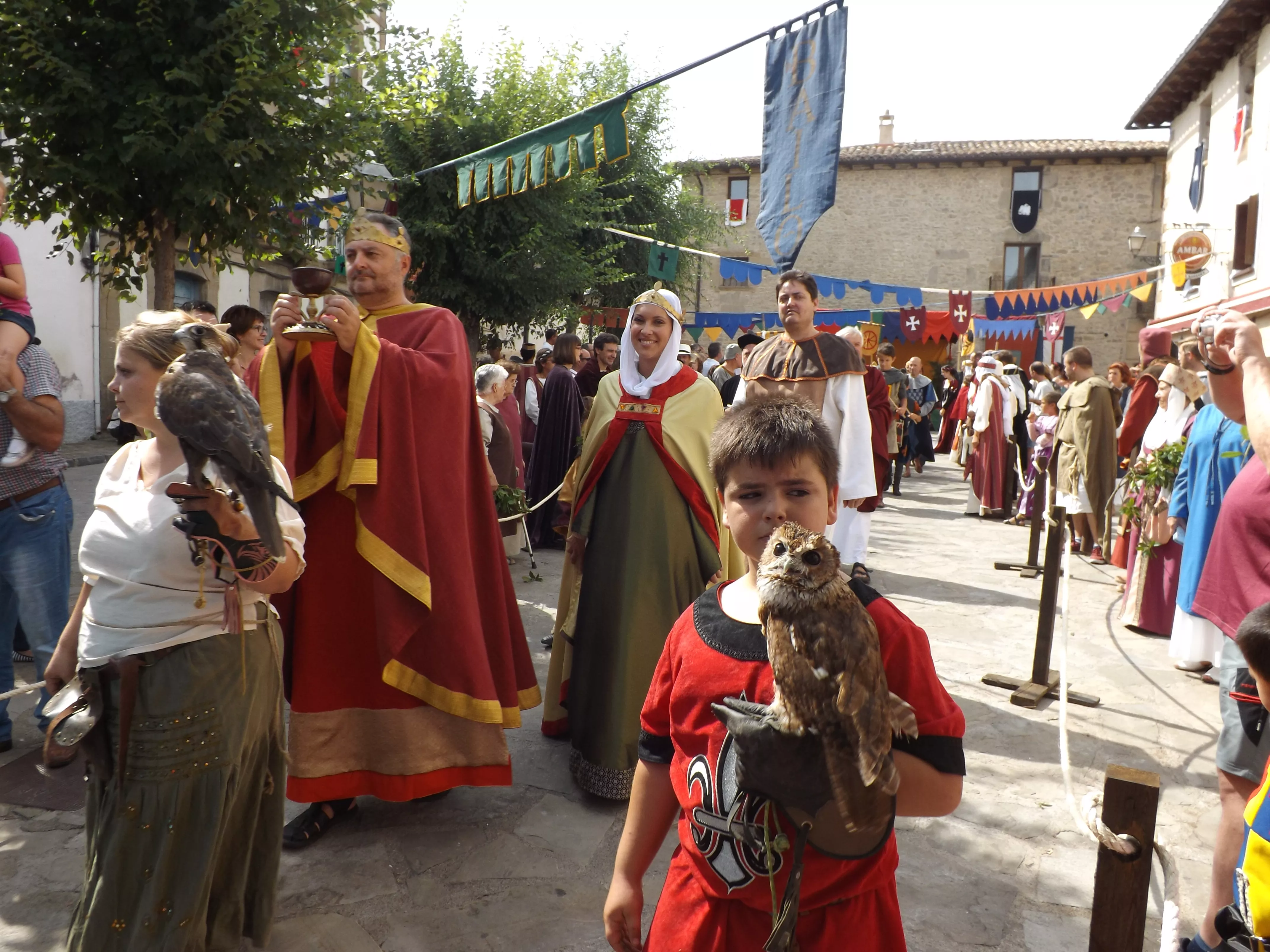 Recreación Histórica de la Estancia del Santo Grial celebrada del 15 al 17 de septiembre en Bailo.