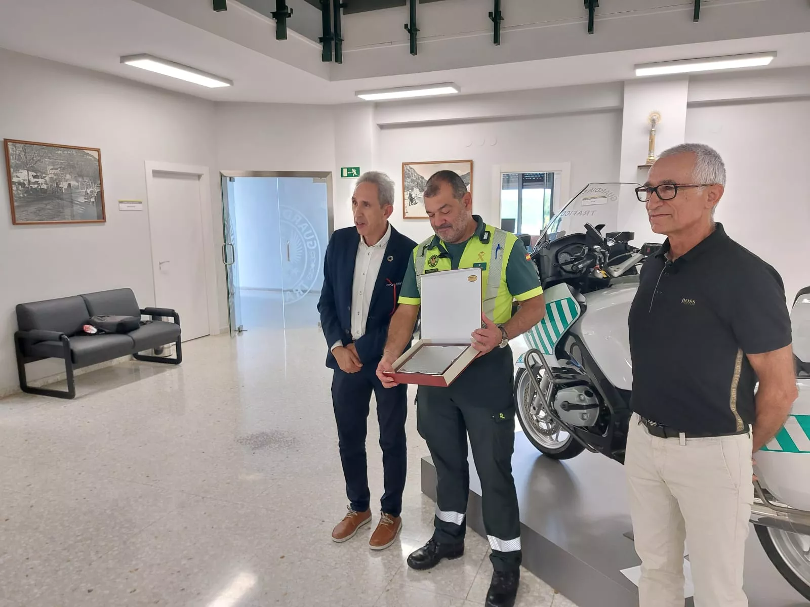 Reconocimiento al capitán López Platero