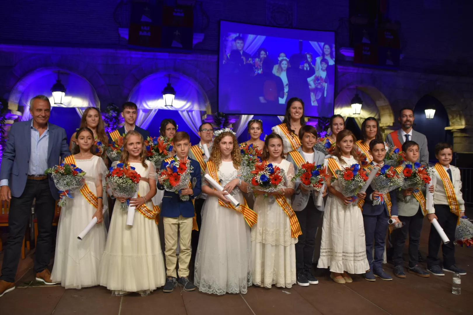 Imagen del acto del pregón de las fiestas de San Mateo 2023 de Monzón