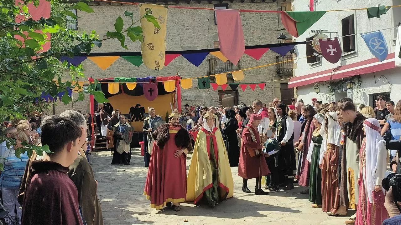 Recreación Histórica de la Estancia del Santo Grial celebrada del 15 al 17 de septiembre en Bailo.