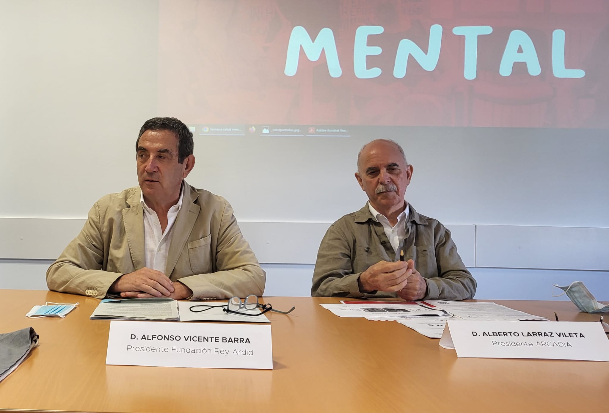 Alfonso Vicente y Alberto Larraz. Foto Myriam Martínez