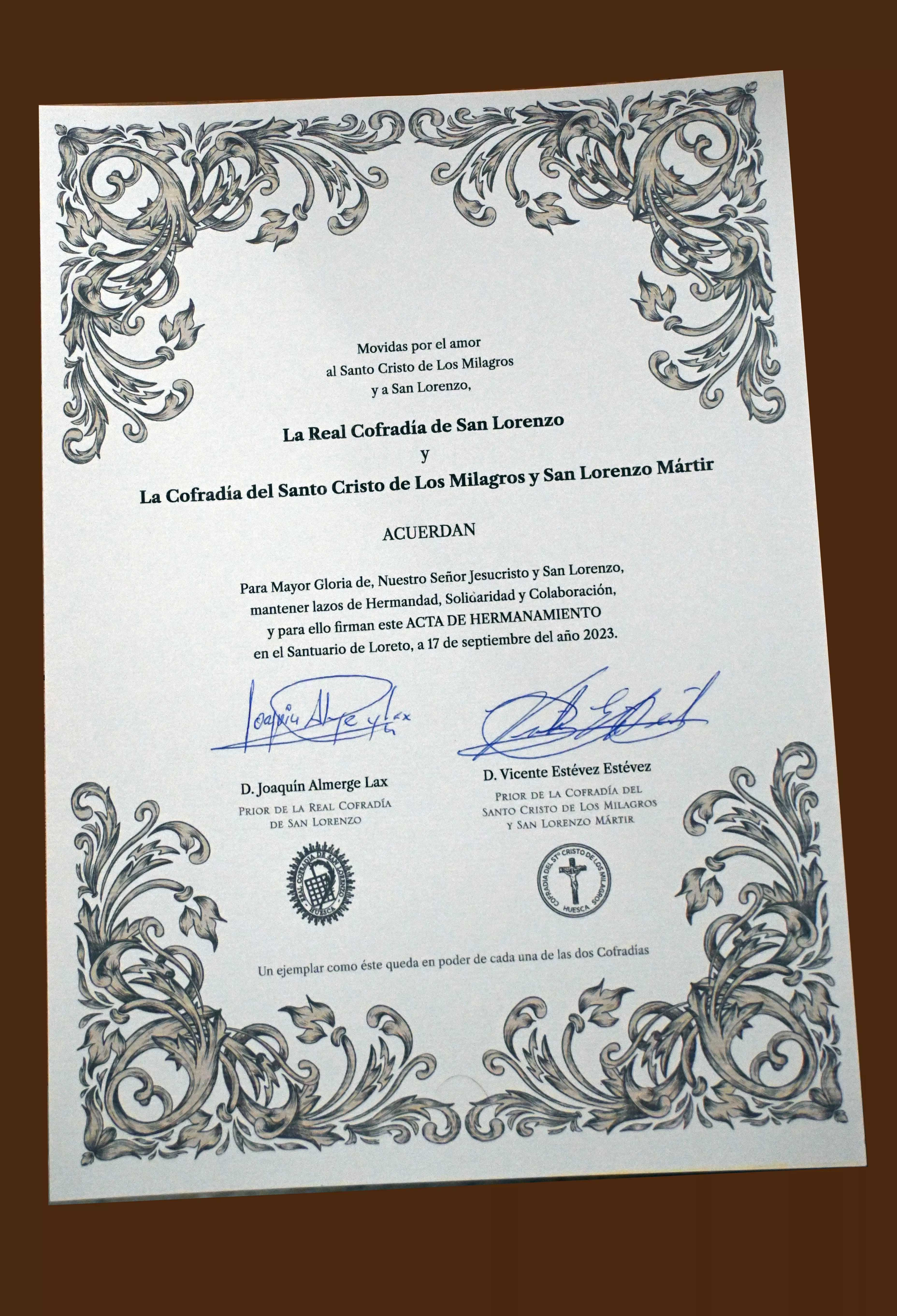 Día del Cofrade de la Real Cofradía de San Lorenzo. Fotos Carlos Jalle