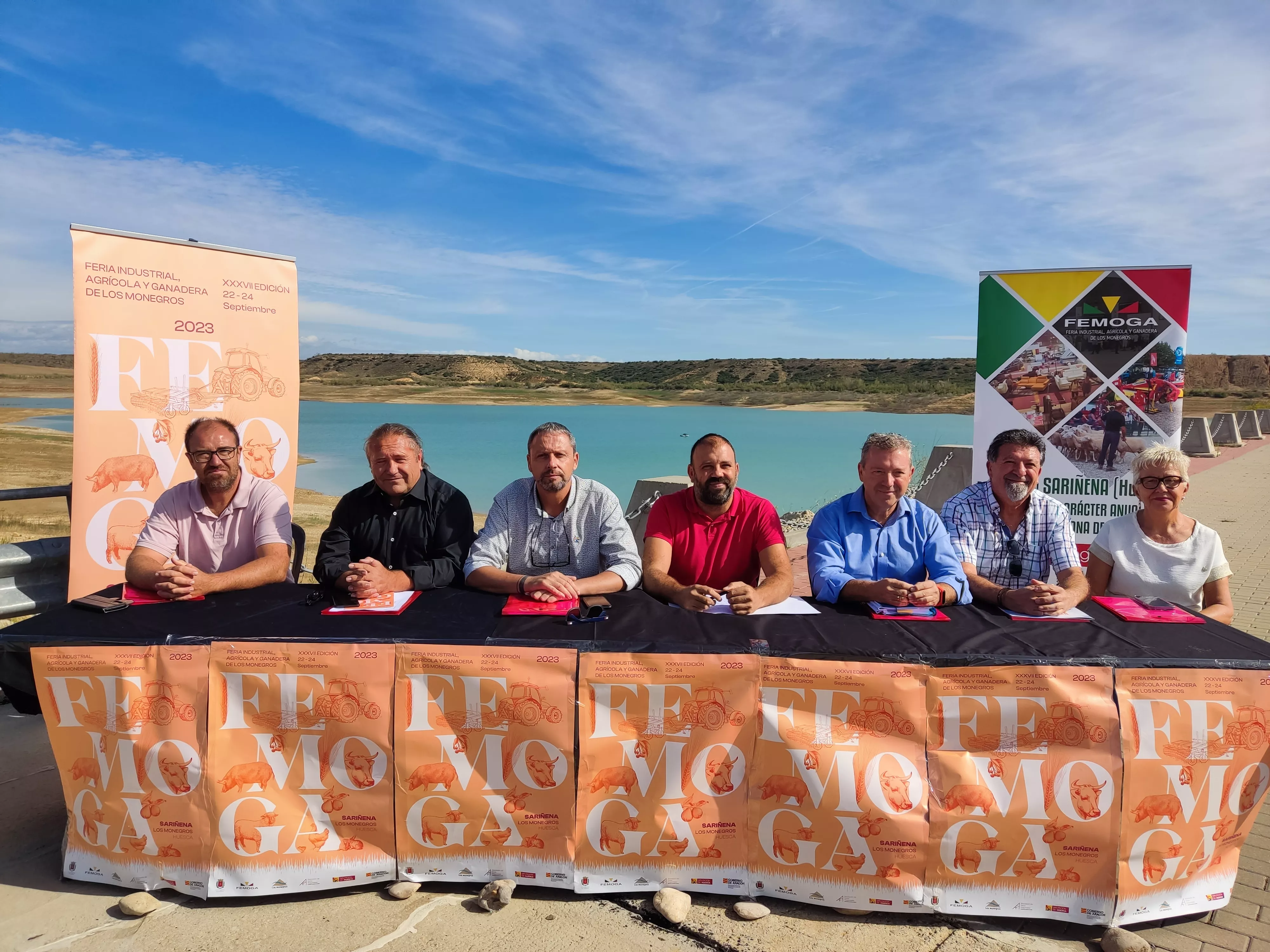El embalse de las Fitas ha acogido la presentación de Femoga. El embalse de las Fitas ha acogido la presentación de Femoga.