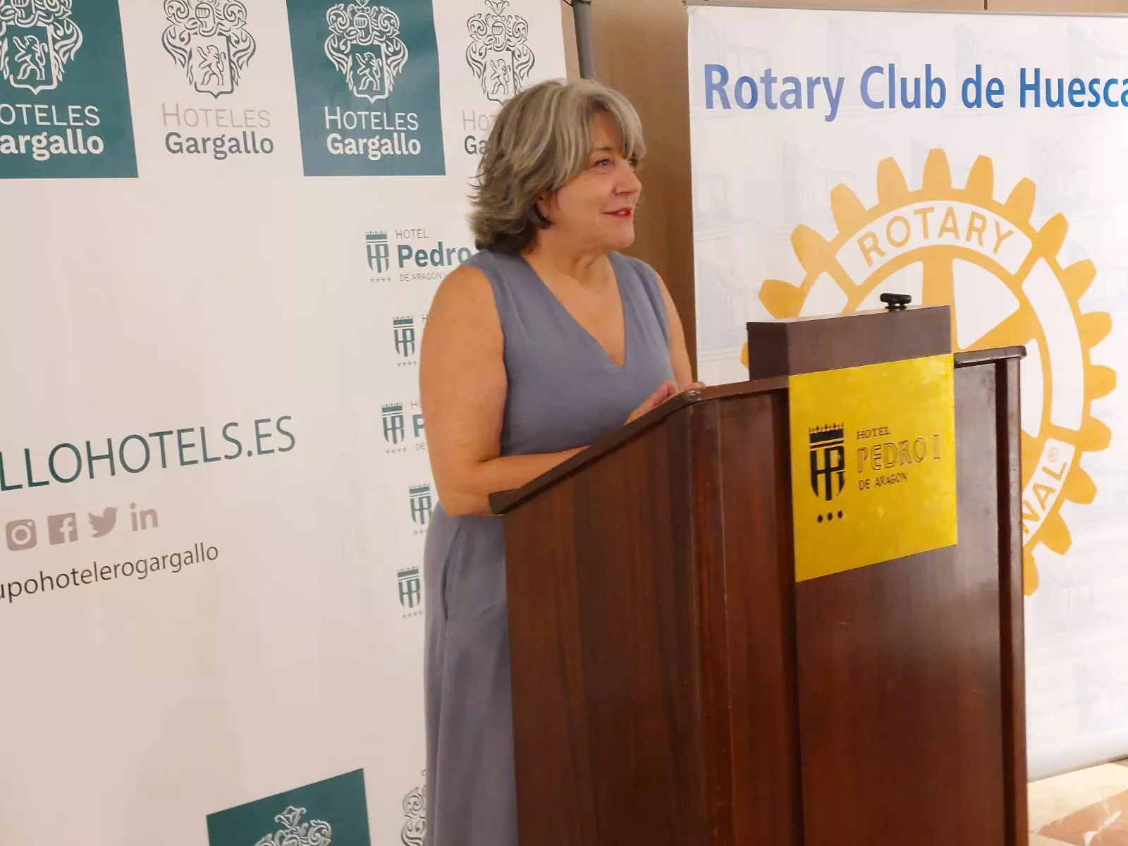 Presentación del Vino Solidario Enate del Rotary Club de Huesca