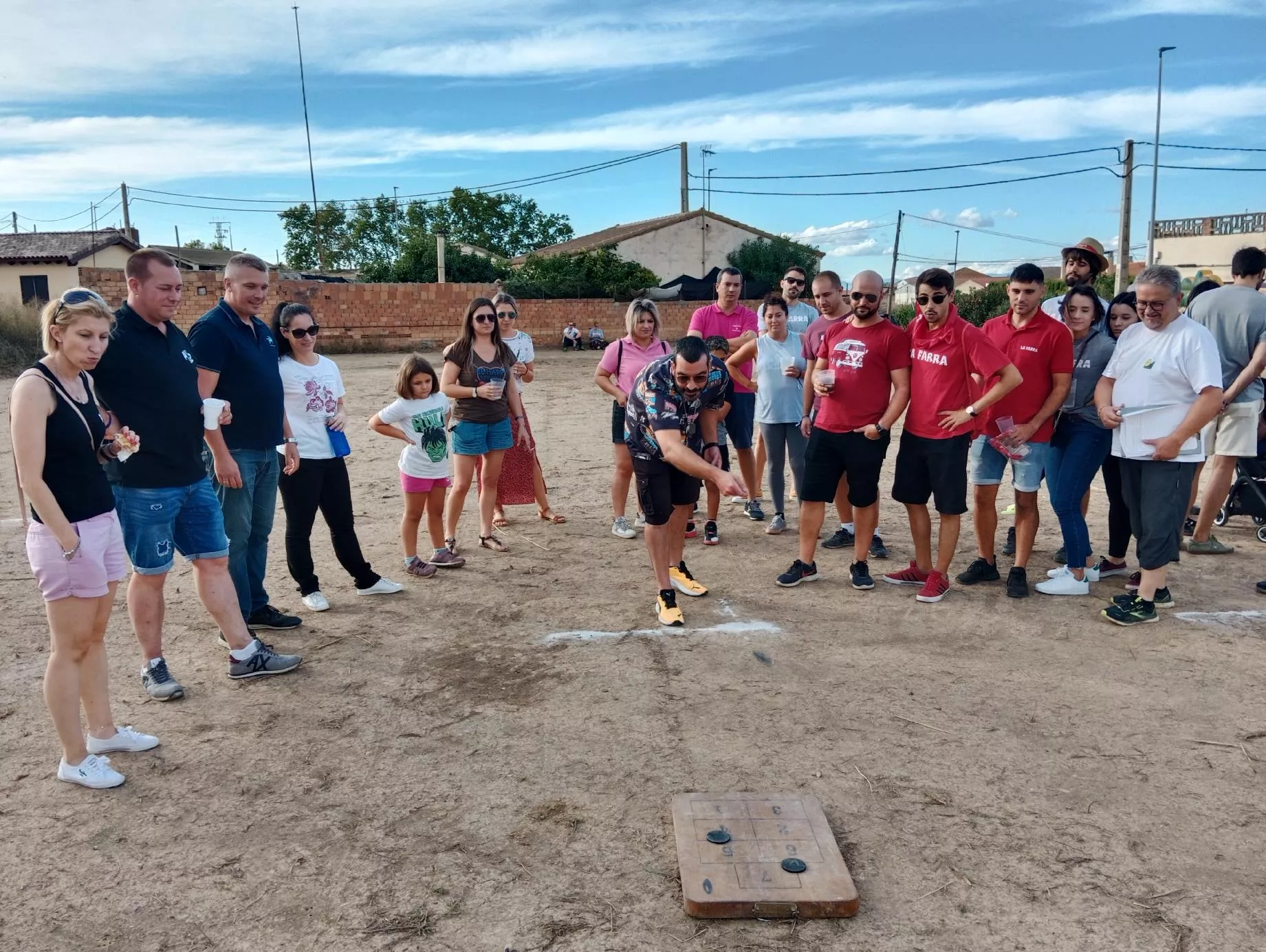 Juegos tradicionales en Lalueza, siete y medio