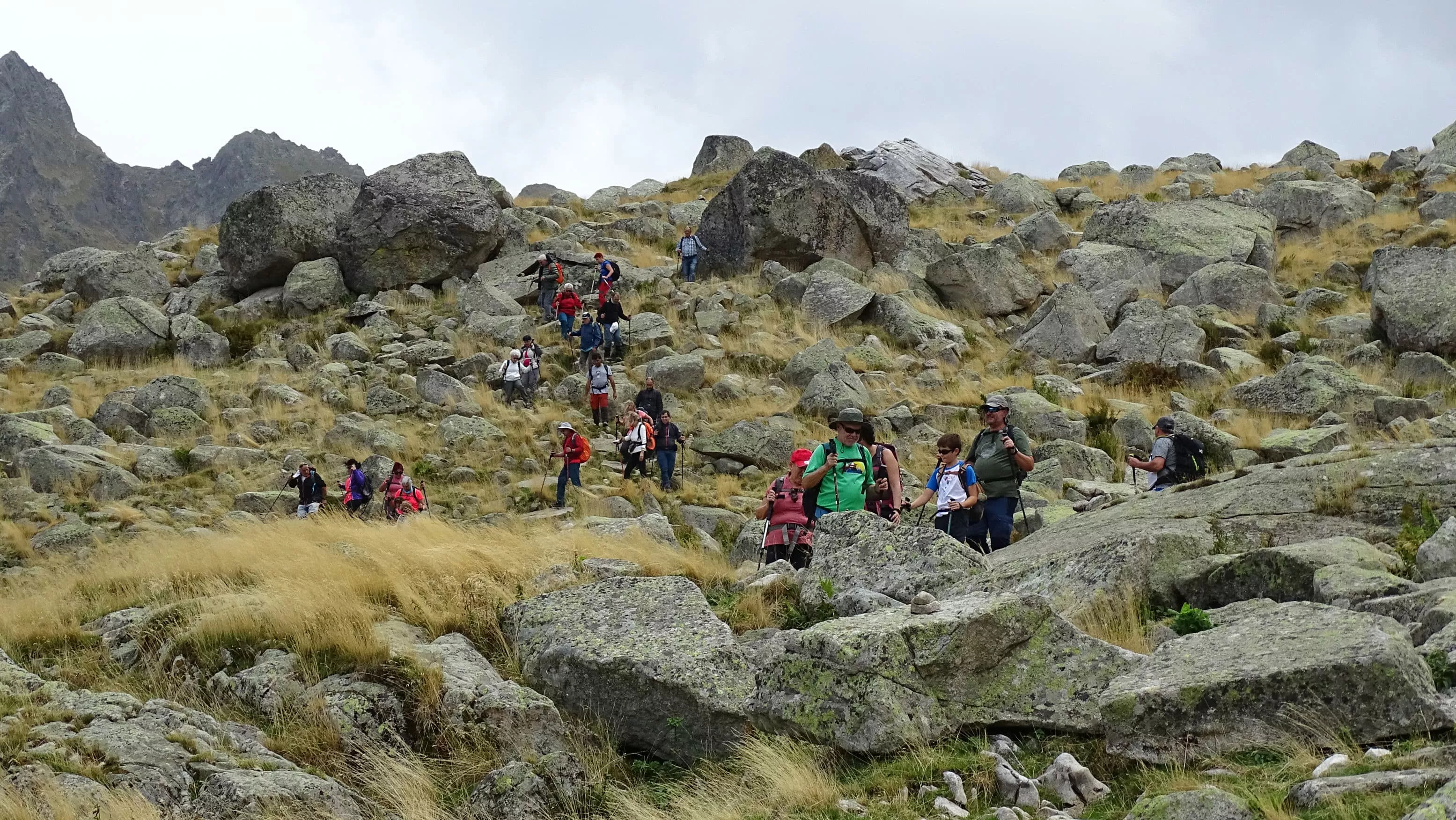 Regresando valle de la Escaleta. Foto Alfredo Zazo