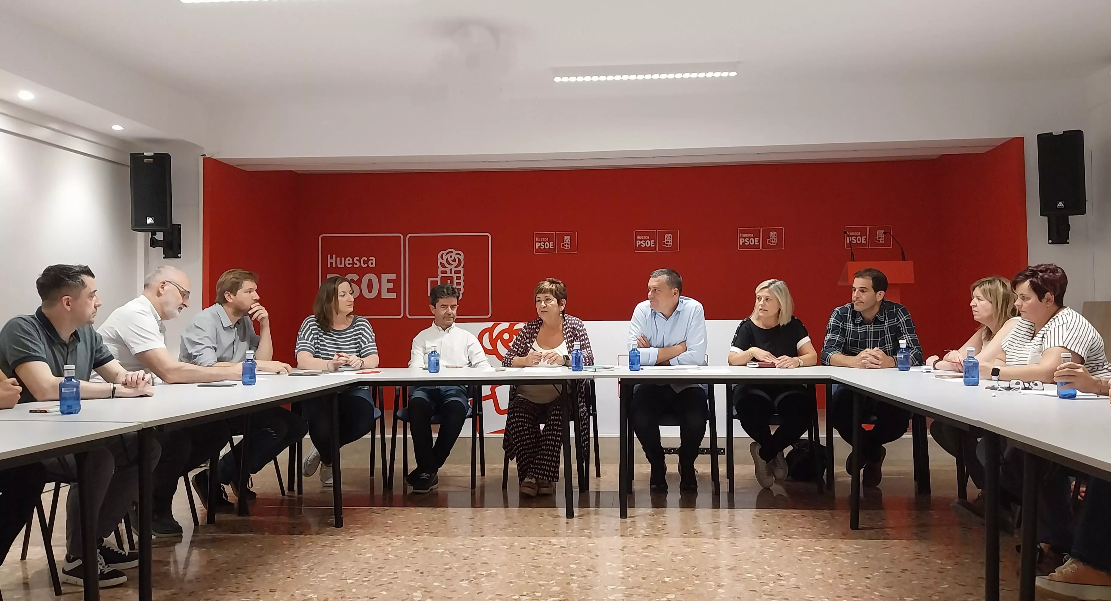 Ejecutiva Provincial del PSOE Alto Aragón.