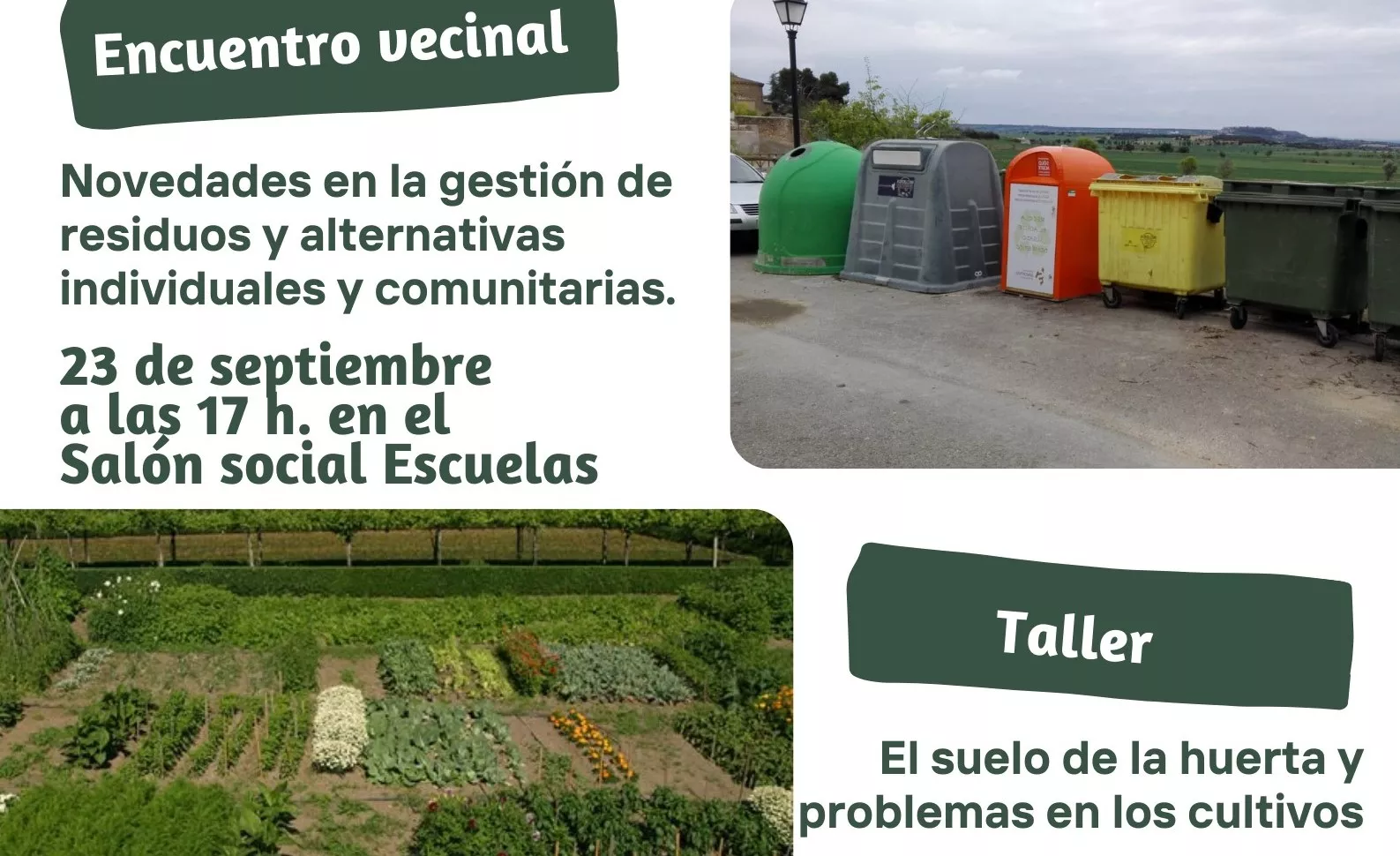 Actividades informativas y de divulgación medioambiental