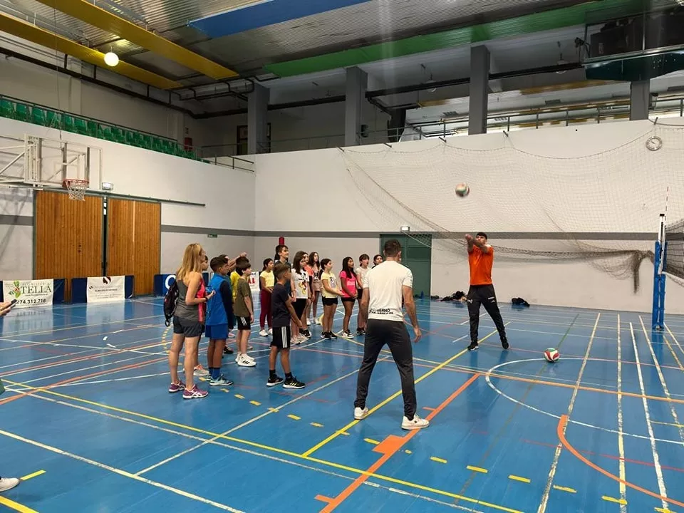 Imágenes del clínic de Pamesa Teruel en Barbastro