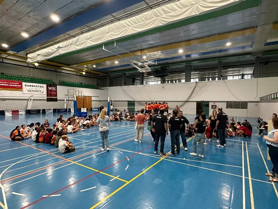 Imágenes del clínic de Pamesa Teruel en Barbastro