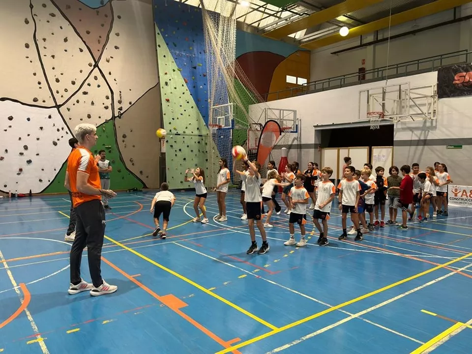 Imágenes del clínic de Pamesa Teruel en Barbastro