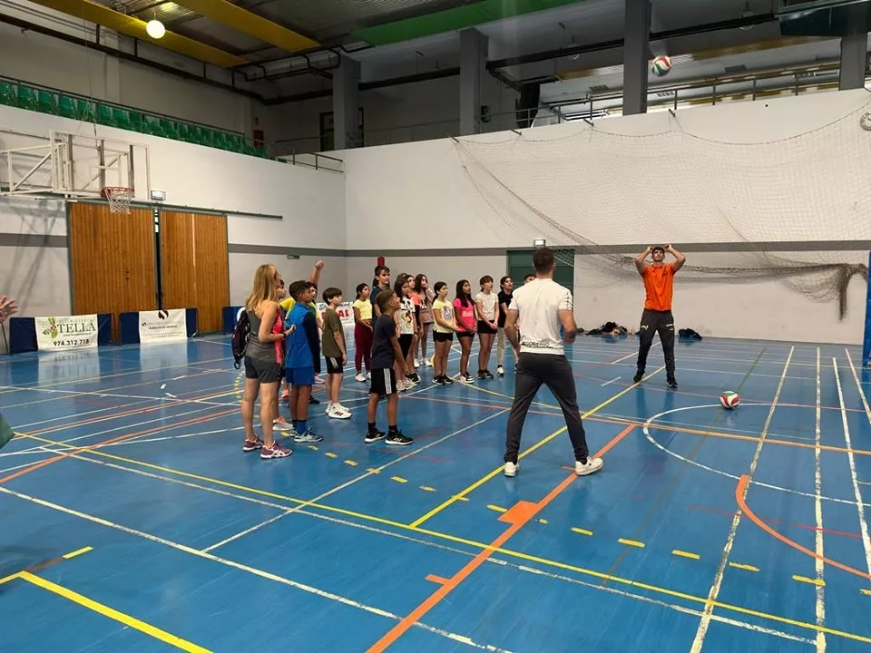 Imágenes del clínic de Pamesa Teruel en Barbastro