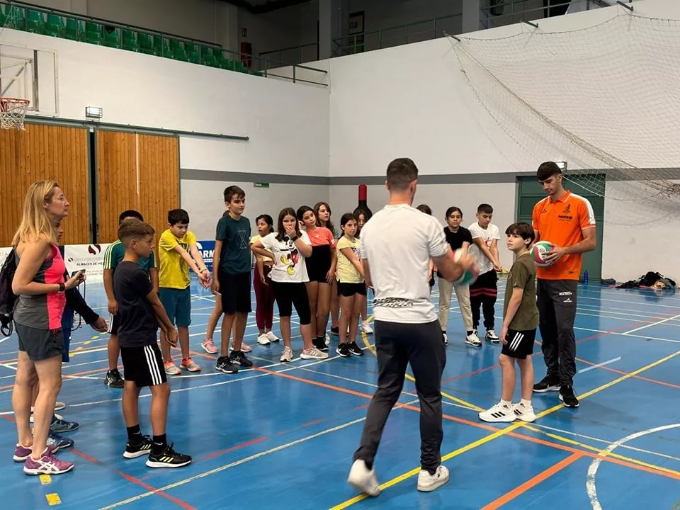 Imágenes del clínic de Pamesa Teruel en Barbastro