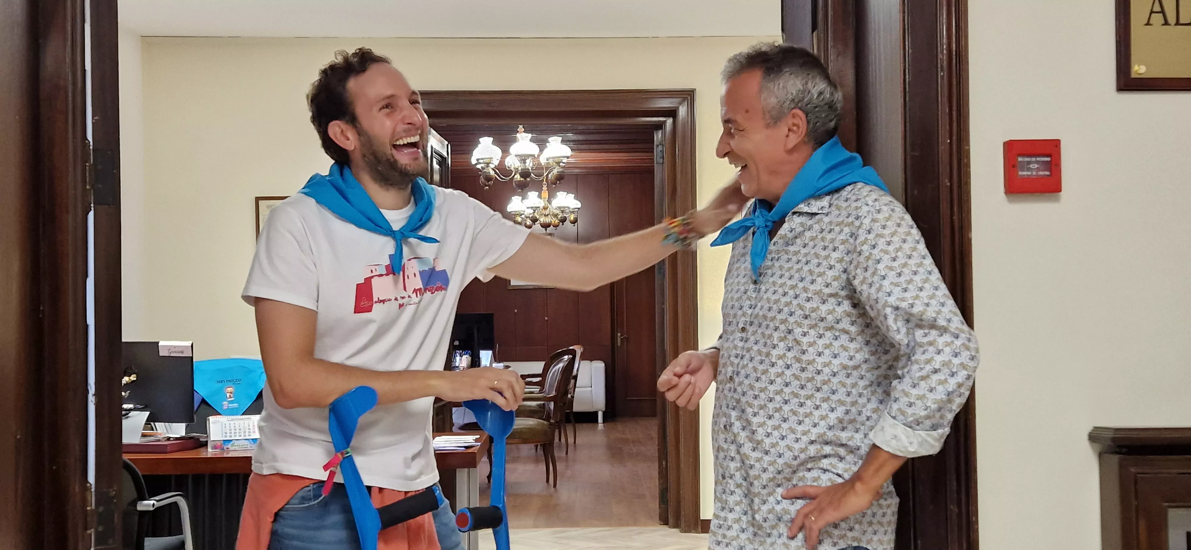 Isaac Claver y Francisco J.Porquet. Foto Myriam Martínez 