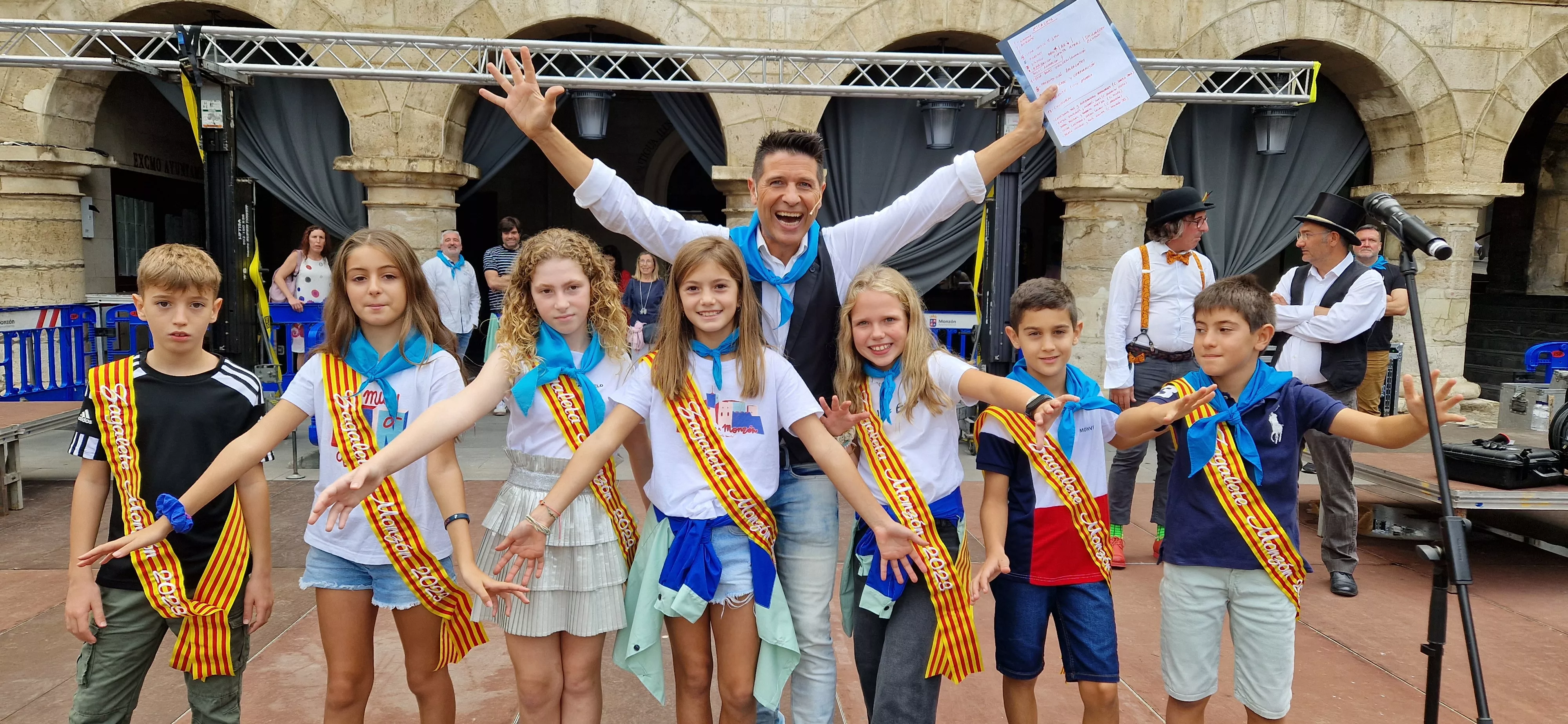 Ismael Civiac. Comienzan las fiestas de Monzón 2023. Foto Myriam Martínez 