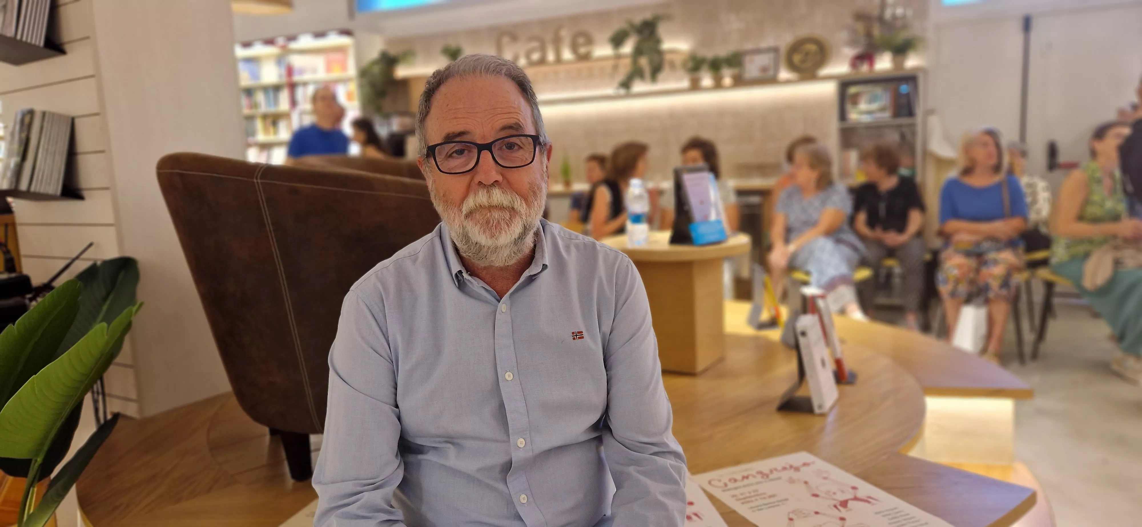 José Manuel Ramón y Cajal, presidente de la AECC en Huesca. Foto Myriam Martínez