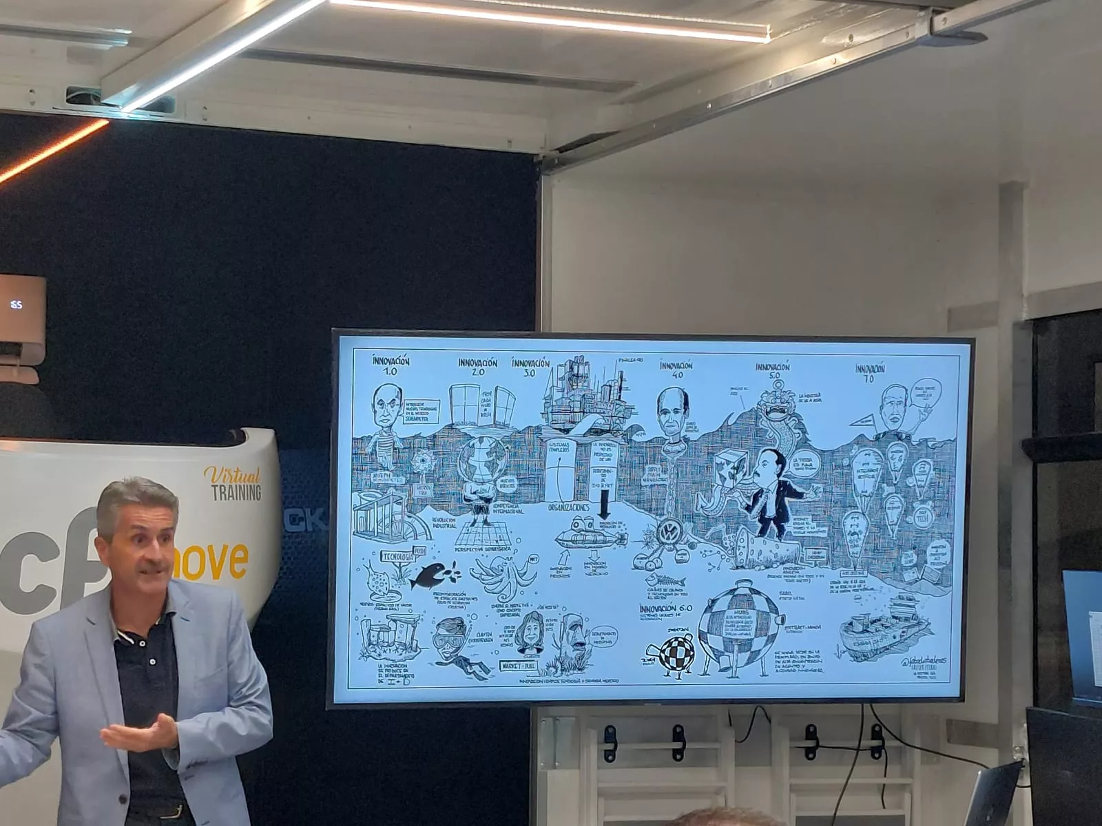 Alfredo Gómez, de Itainnova, expone las siete etapas de la innovación al Foro Huesca Excelente