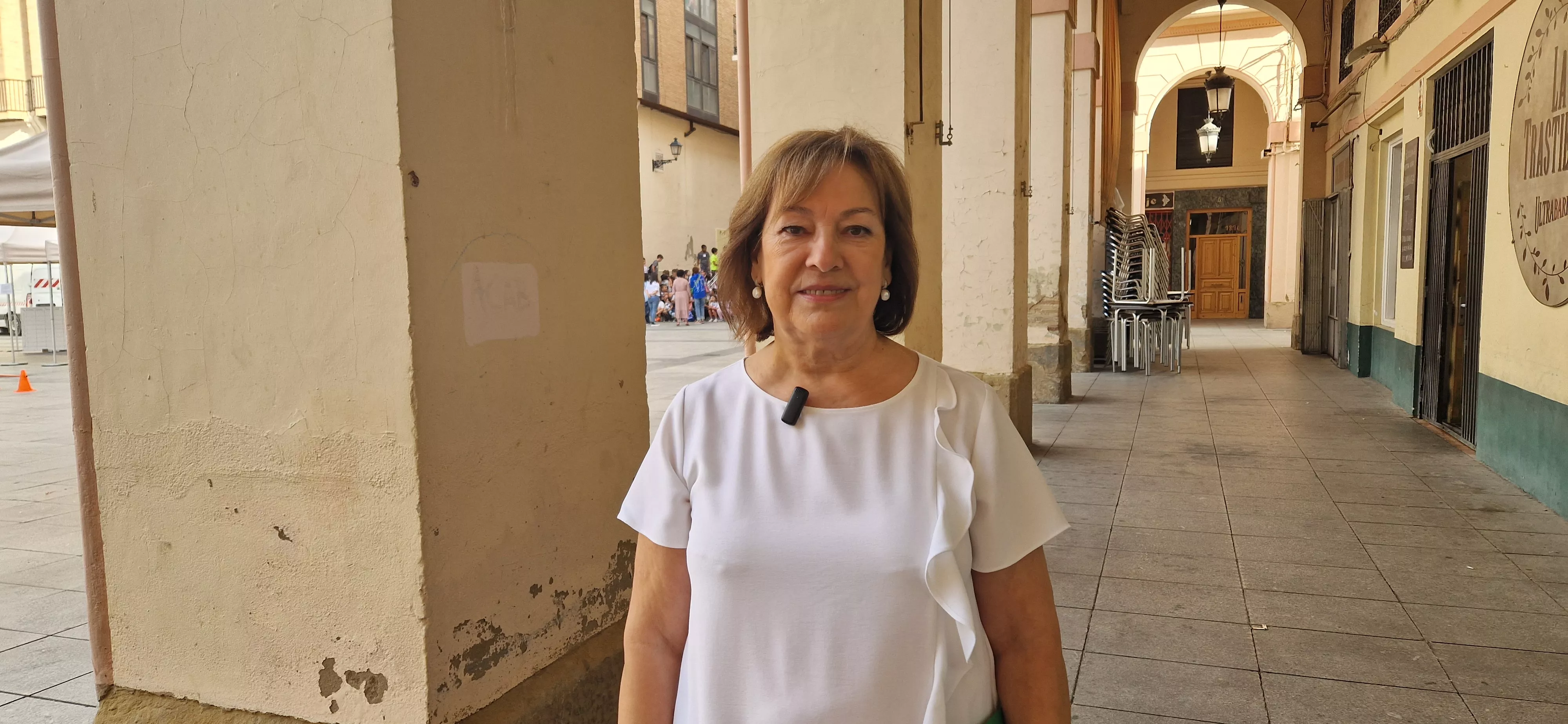 Concha Bailac, presidenta de Alzhéimer Huesca. Foto Myriam Martínez