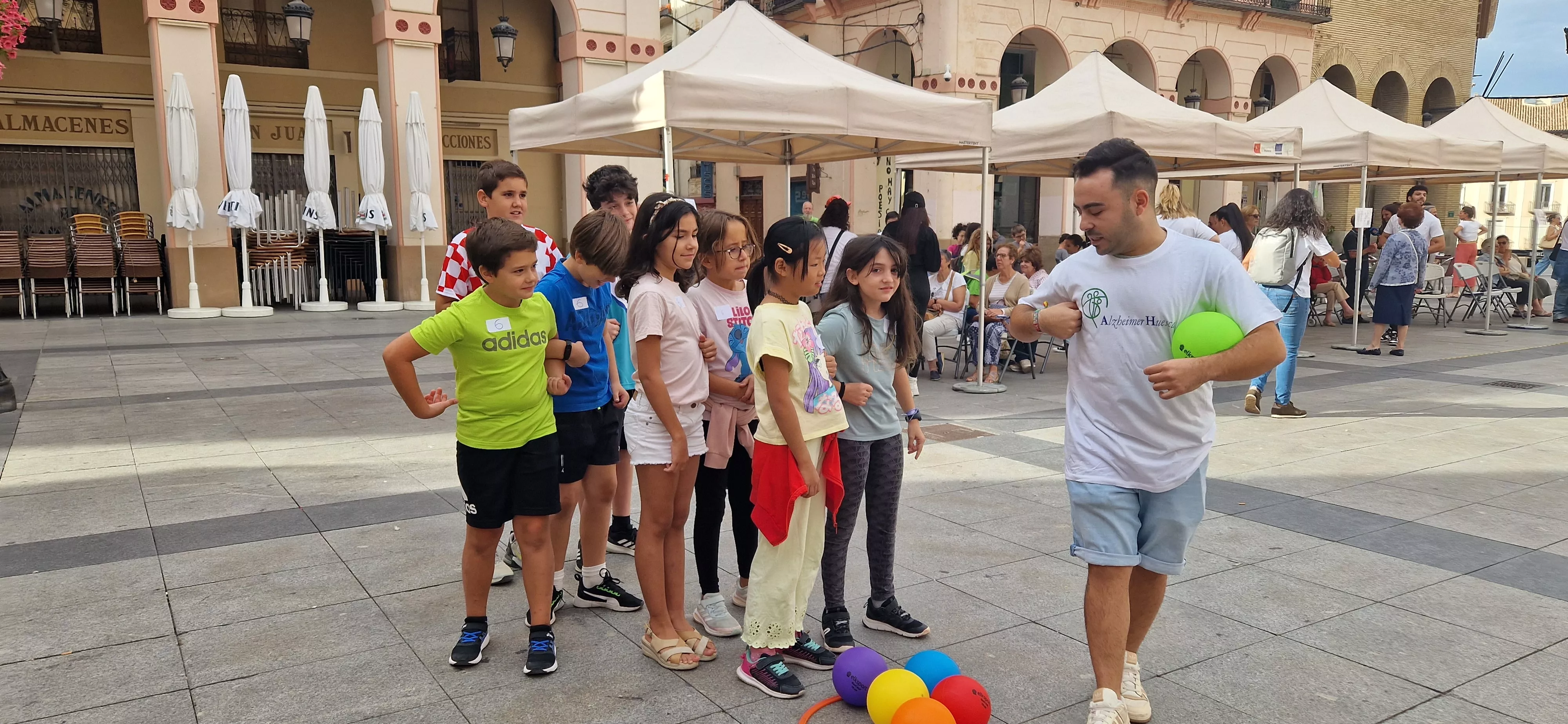 Día Mundial del Alzhéimer en Huesca. Foto Myriam Martínez