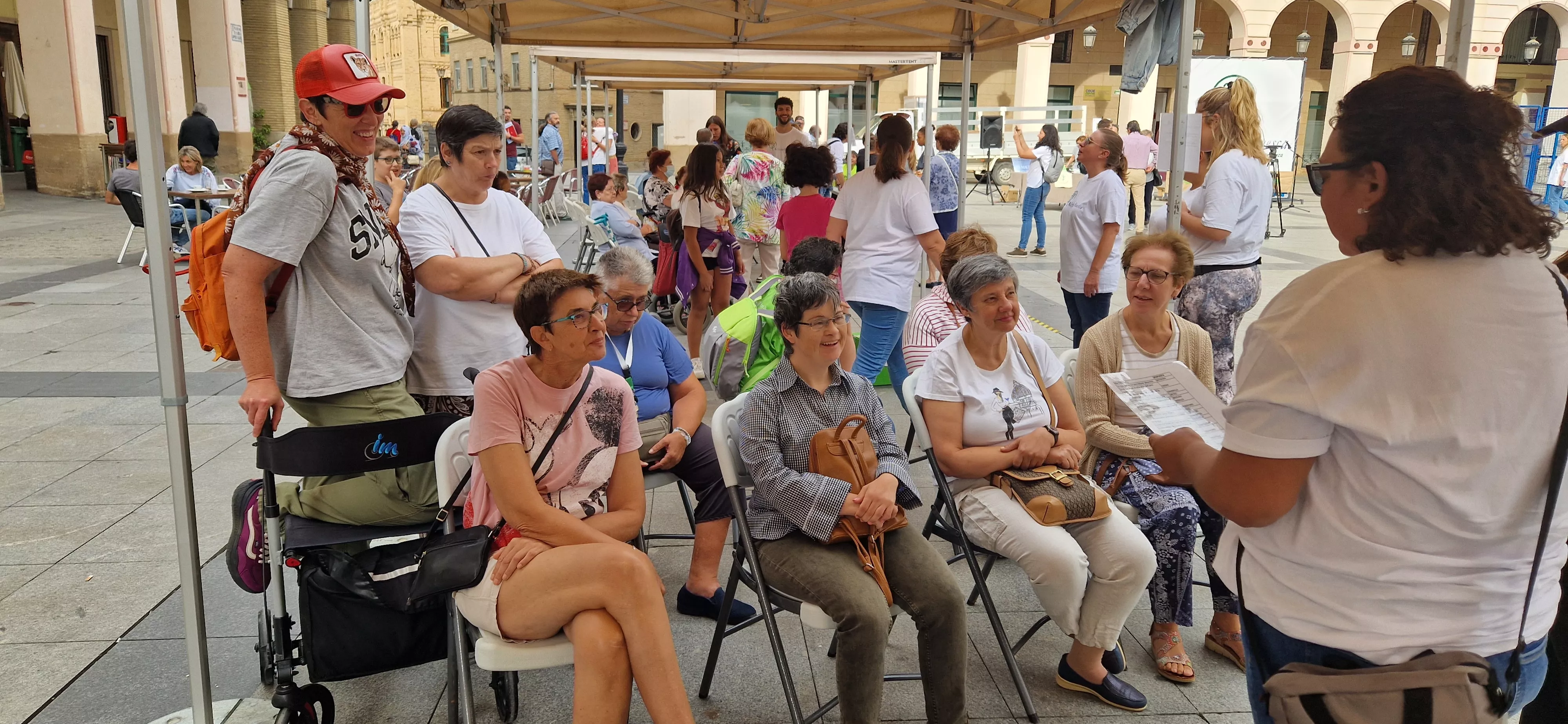 Día Mundial del Alzhéimer en Huesca. Foto Myriam Martínez