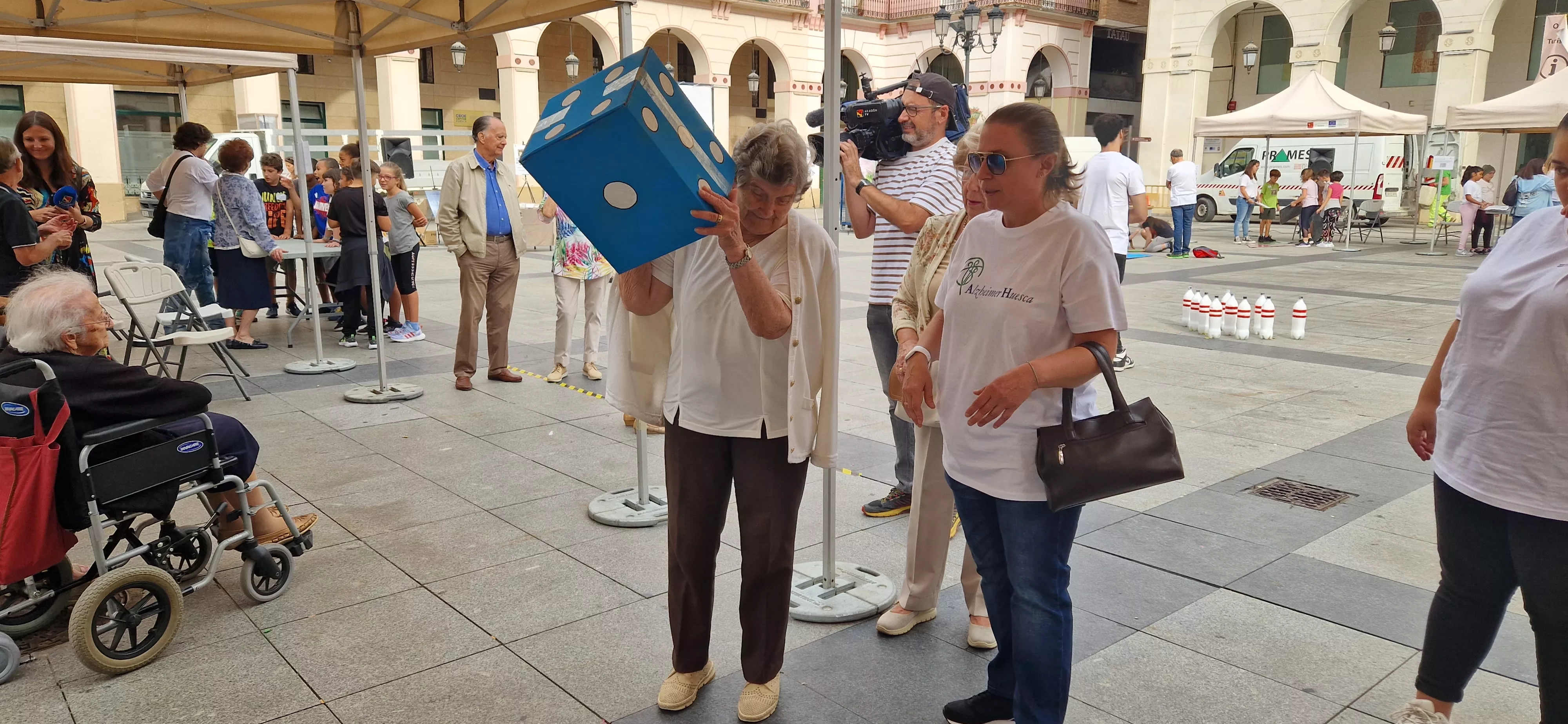 Día Mundial del Alzhéimer en Huesca. Foto Myriam Martínez 
