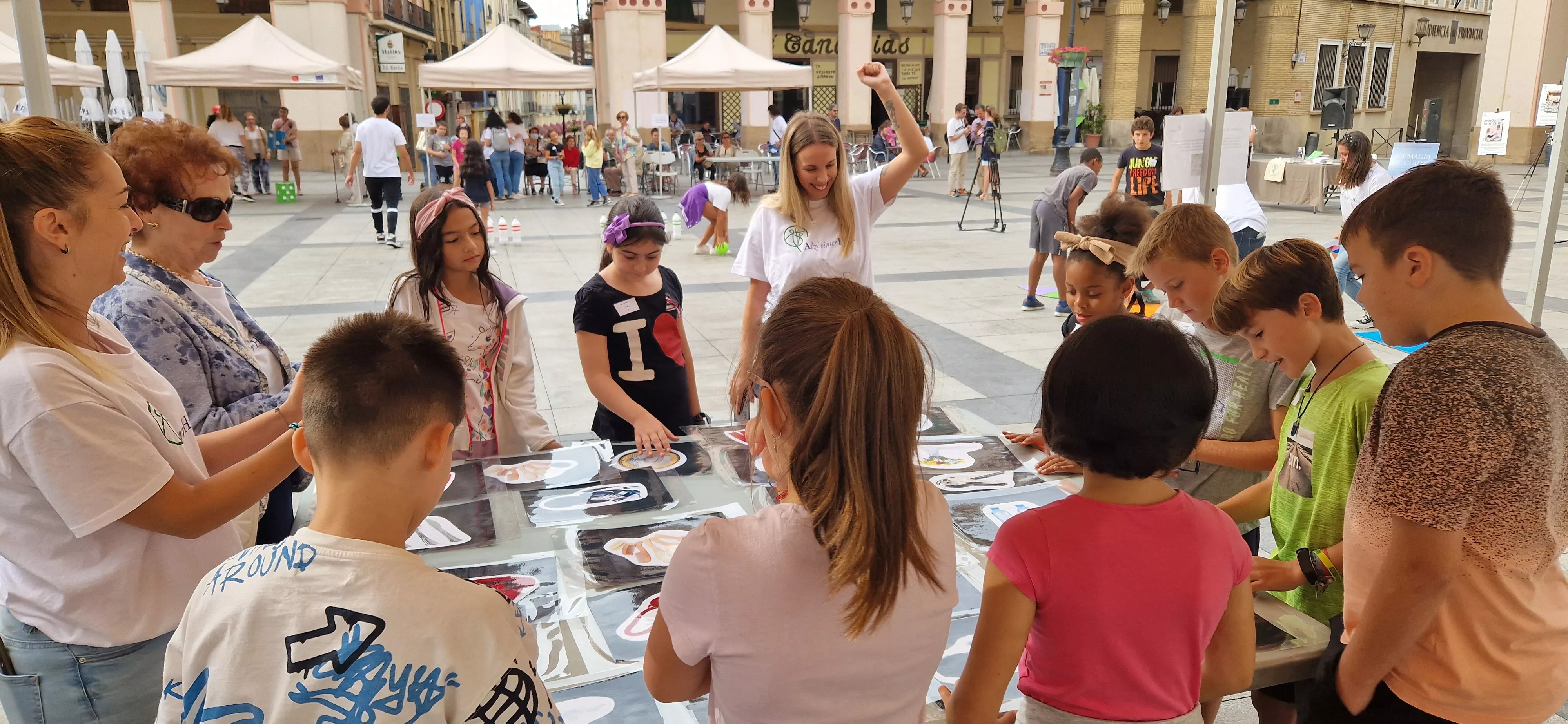 Día Mundial del Alzhéimer en Huesca. Foto Myriam Martínez 