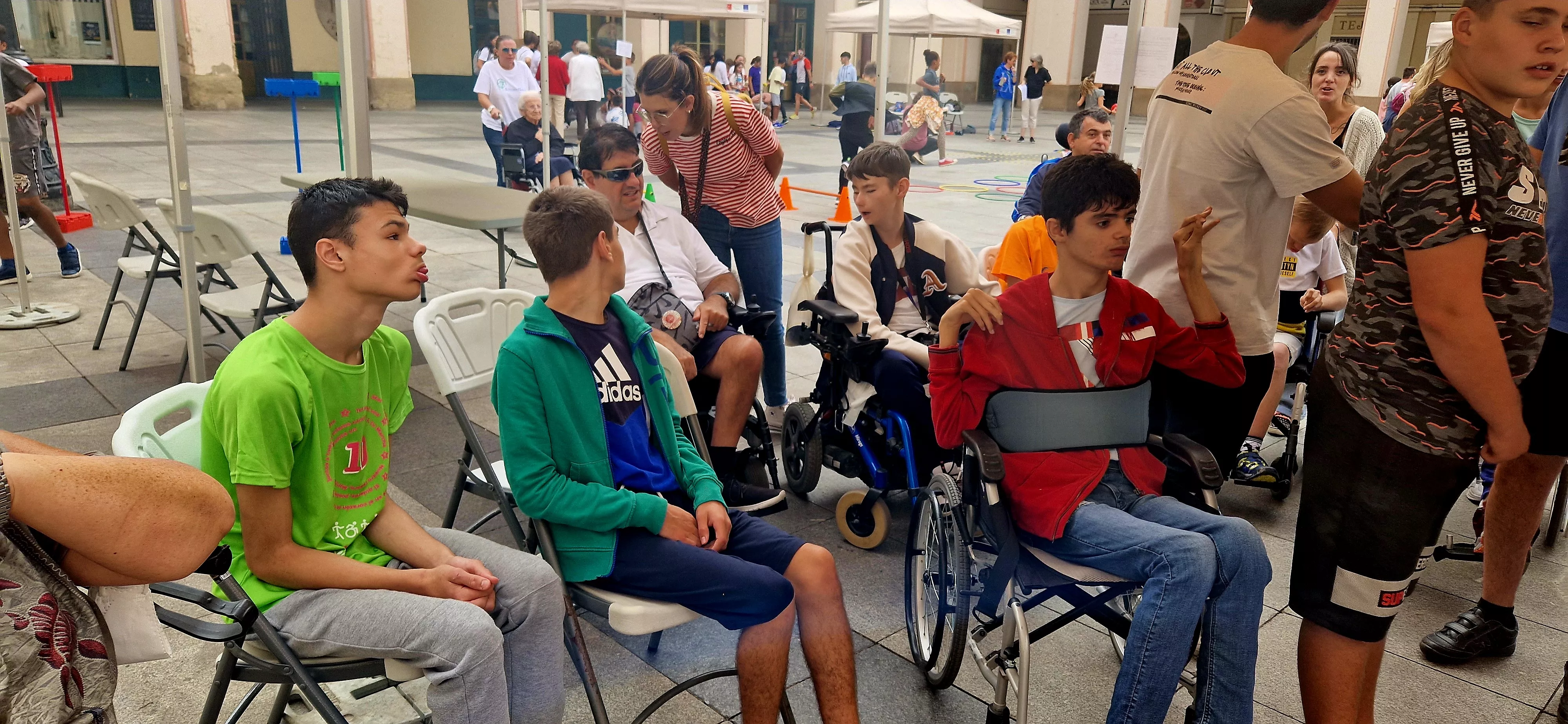 Día Mundial del Alzhéimer en Huesca. Foto Myriam Martínez