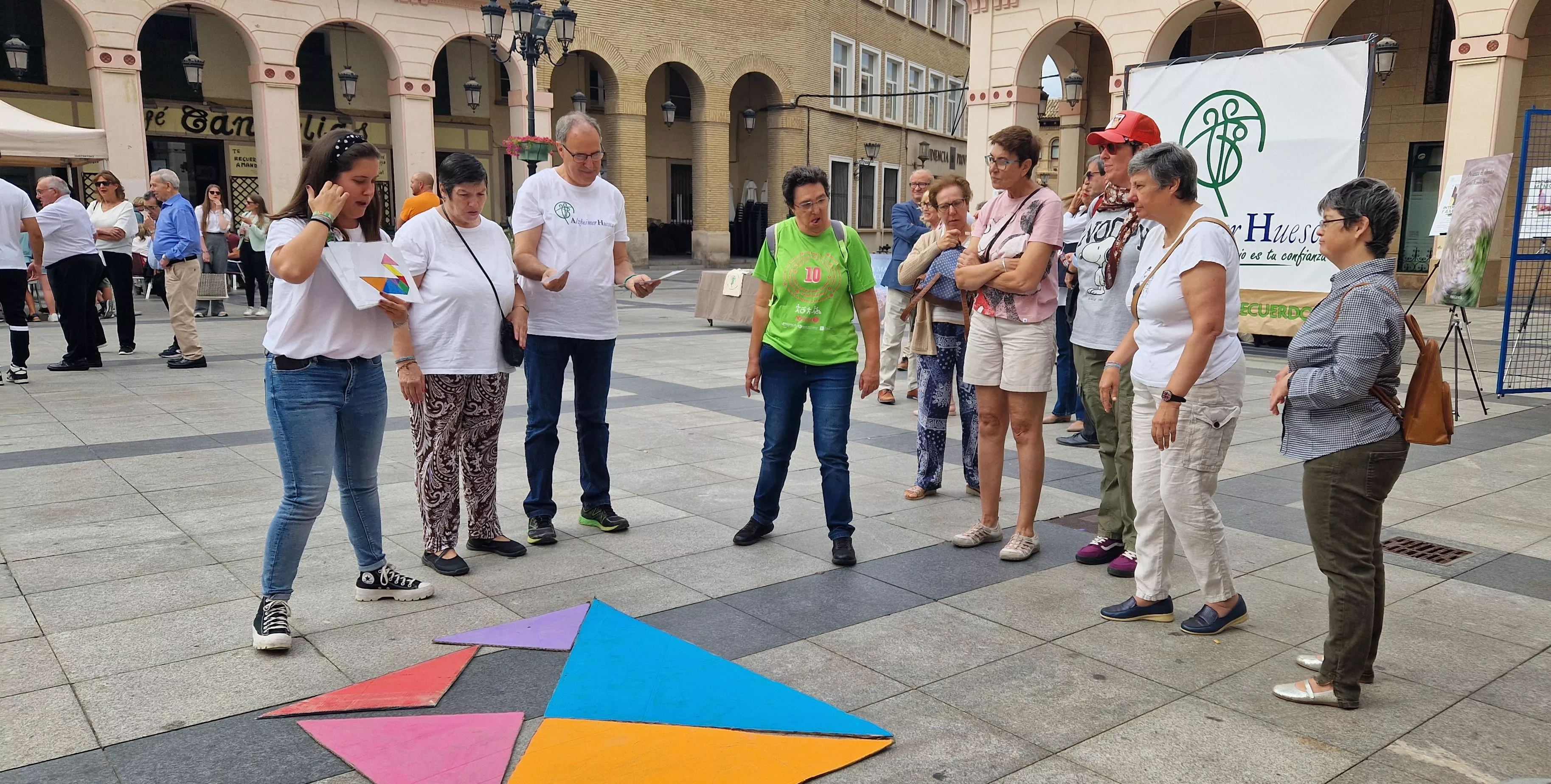 Día Mundial del Alzhéimer en Huesca. Foto Myriam Martínez 