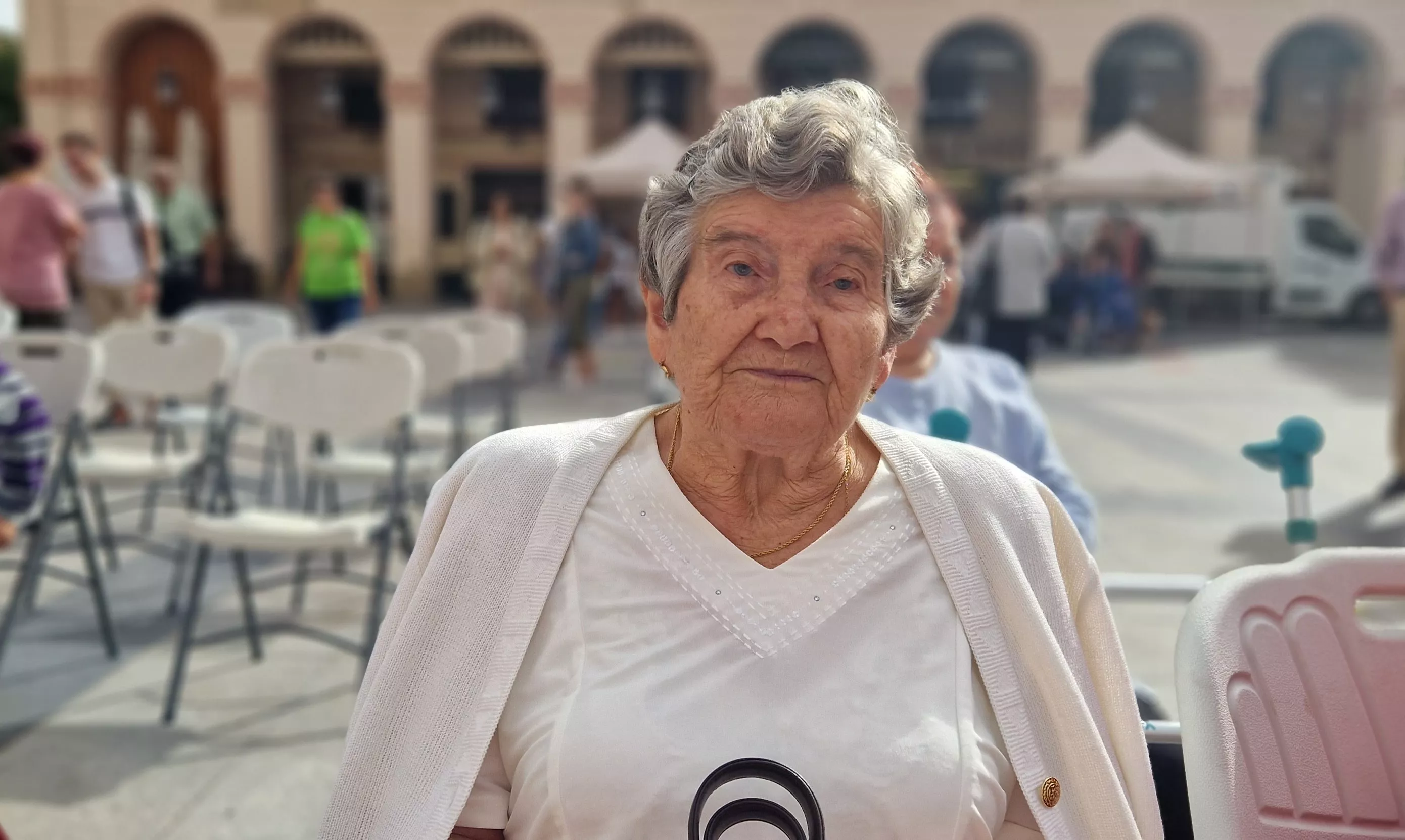 Presen Sancho. Día Mundial del Alzhéimer en Huesca. Foto Myriam Martínez 