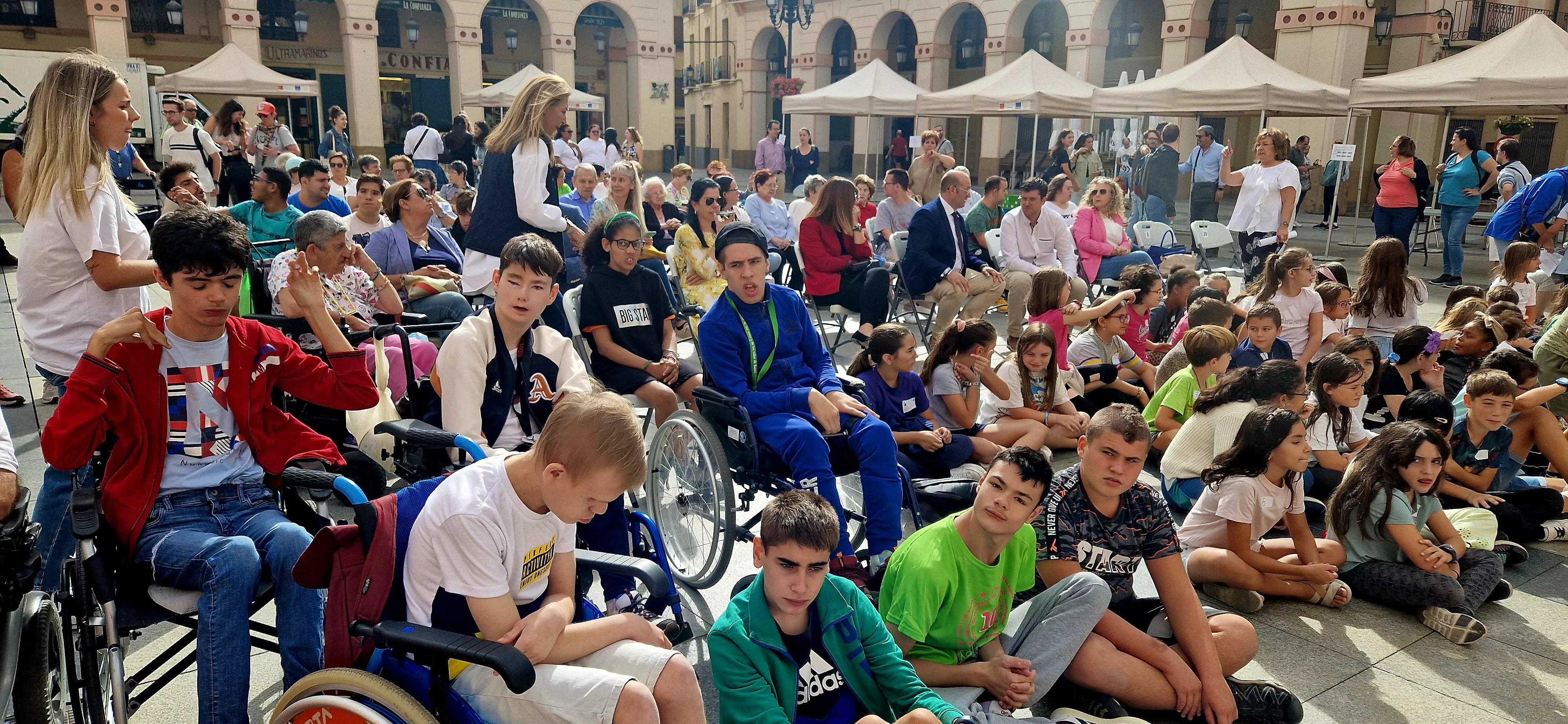 Aspace Huesca. Día Mundial del Alzhéimer en Huesca. Foto Myriam Martínez 