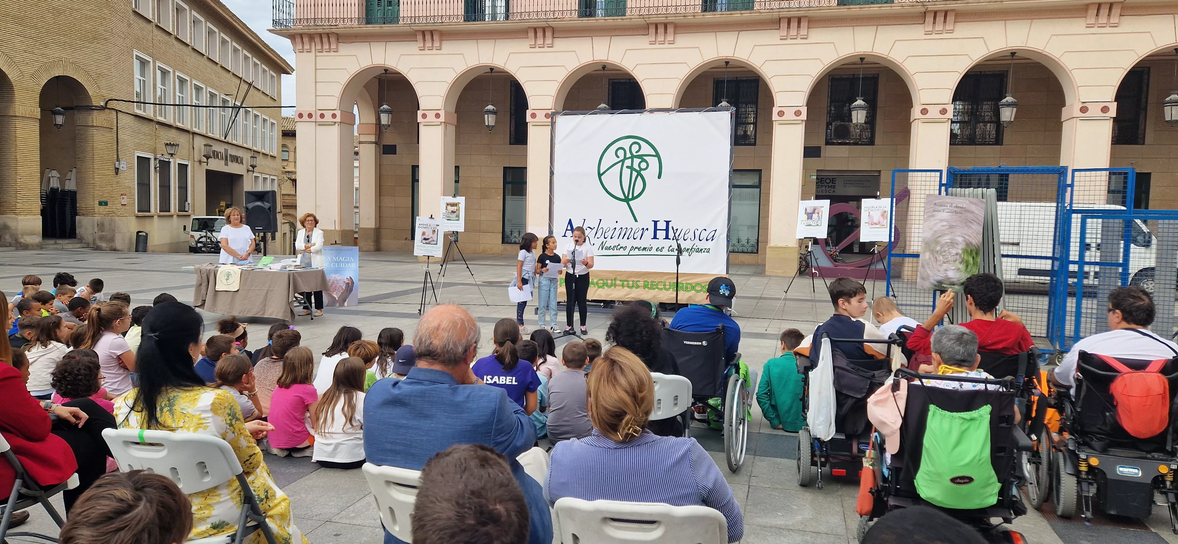 Día Mundial del Alzhéimer en Huesca. Foto Myriam Martínez 