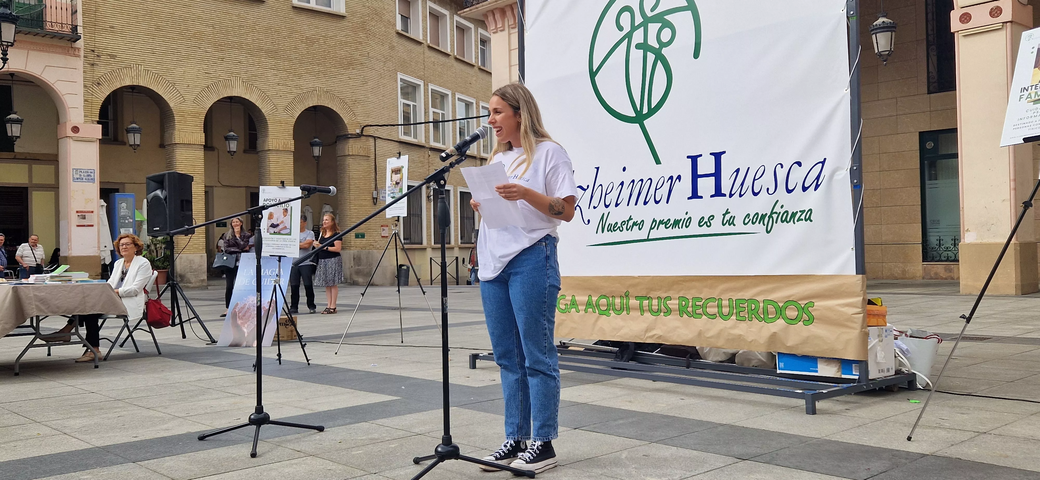 Día Mundial del Alzhéimer en Huesca. Foto Myriam Martínez 