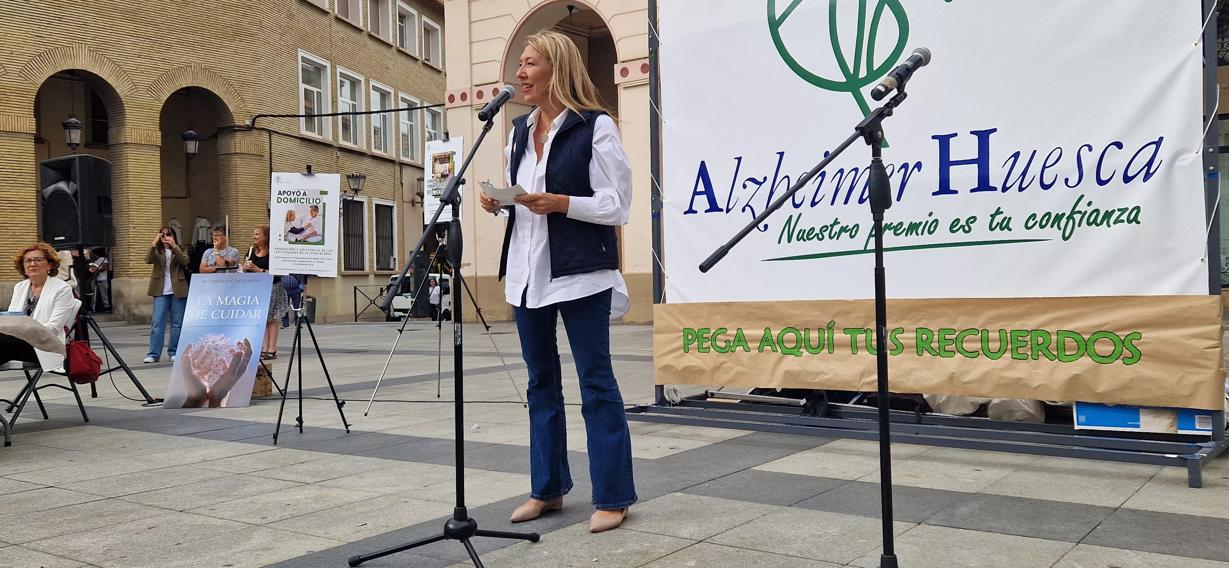Día Mundial del Alzhéimer en Huesca. Foto Myriam Martínez 