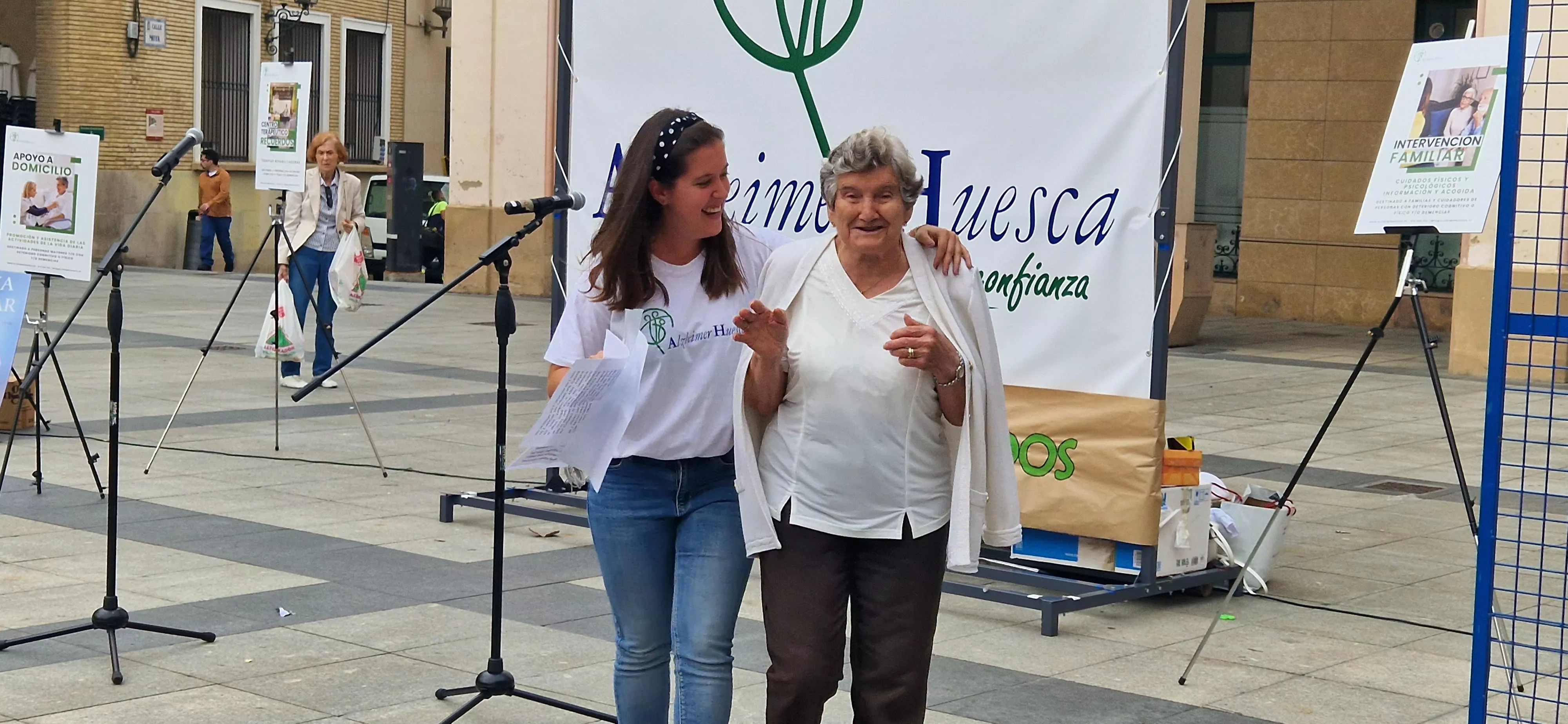 Día Mundial del Alzhéimer en Huesca. Foto Myriam Martínez 