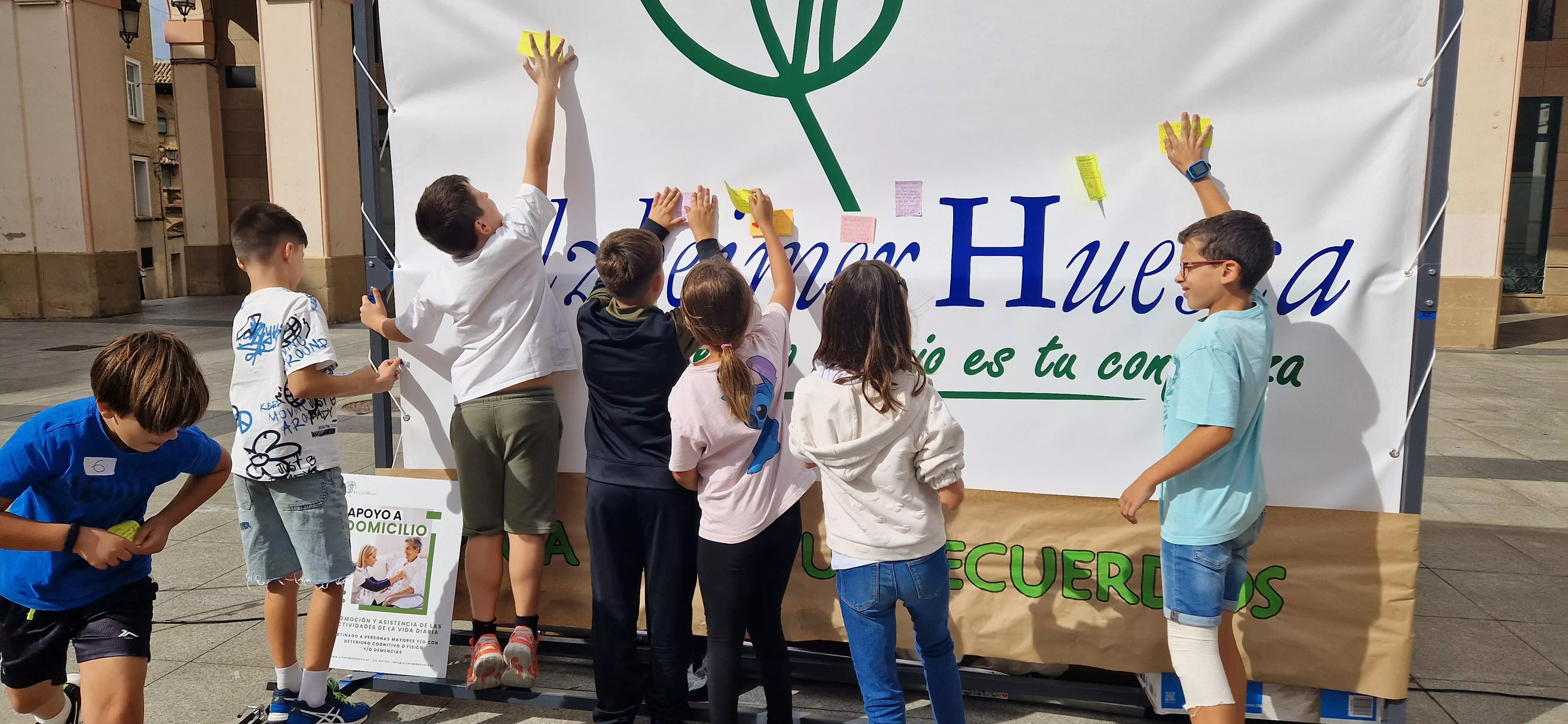 Día Mundial del Alzhéimer en Huesca. Foto Myriam Martínez 