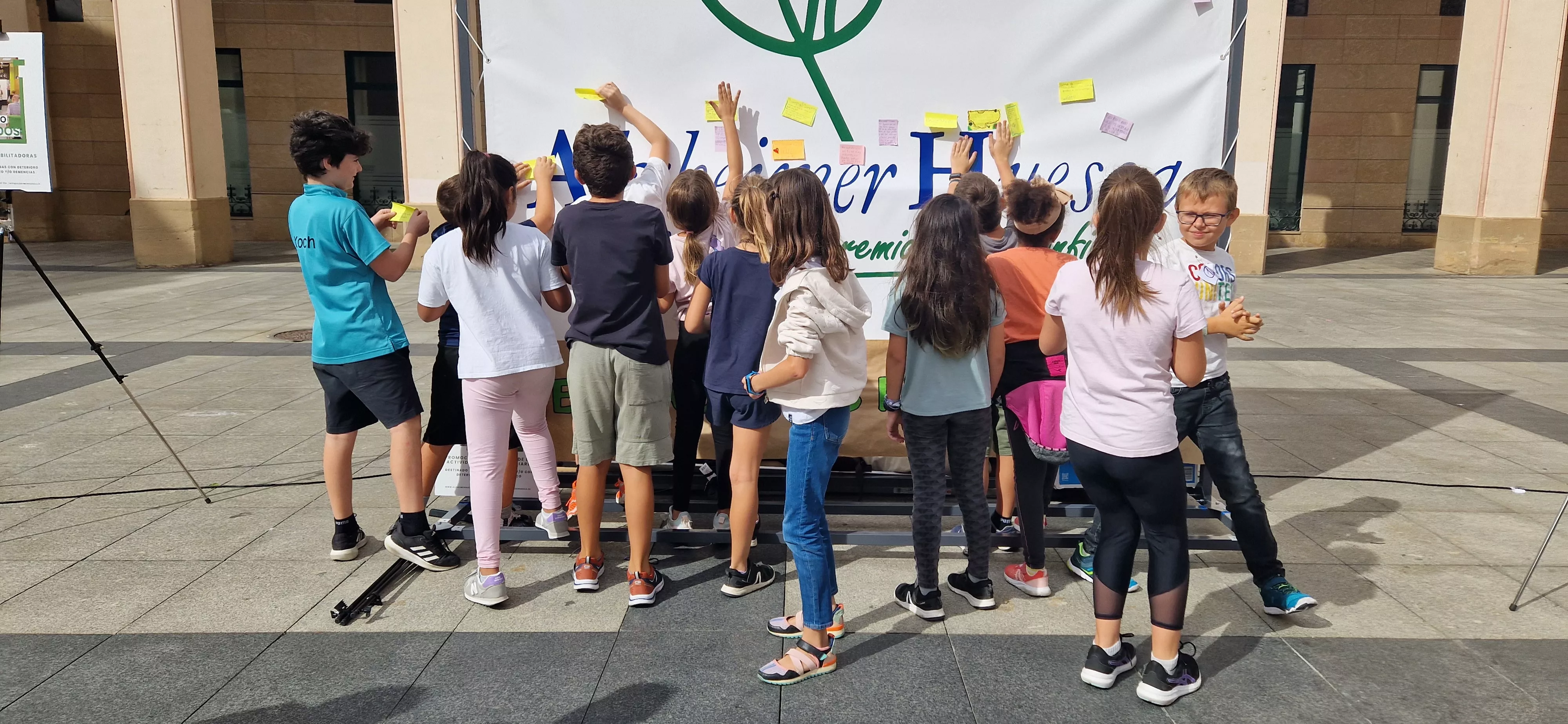 Día Mundial del Alzhéimer en Huesca. Foto Myriam Martínez Día Mundial del Alzhéimer en Huesca. Foto Myriam Martínez