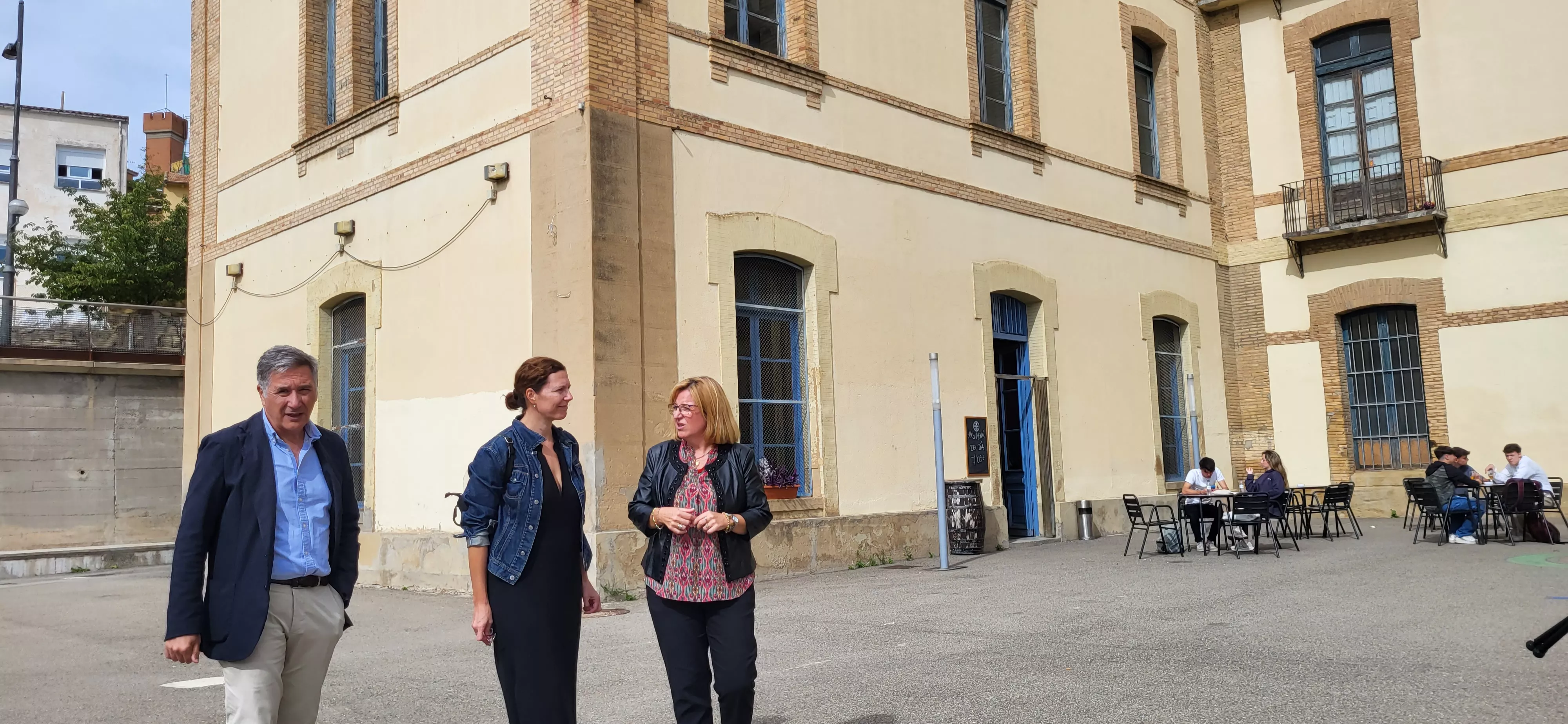 Ricardo Oliván, Laura Puyal y Marta Liesa.