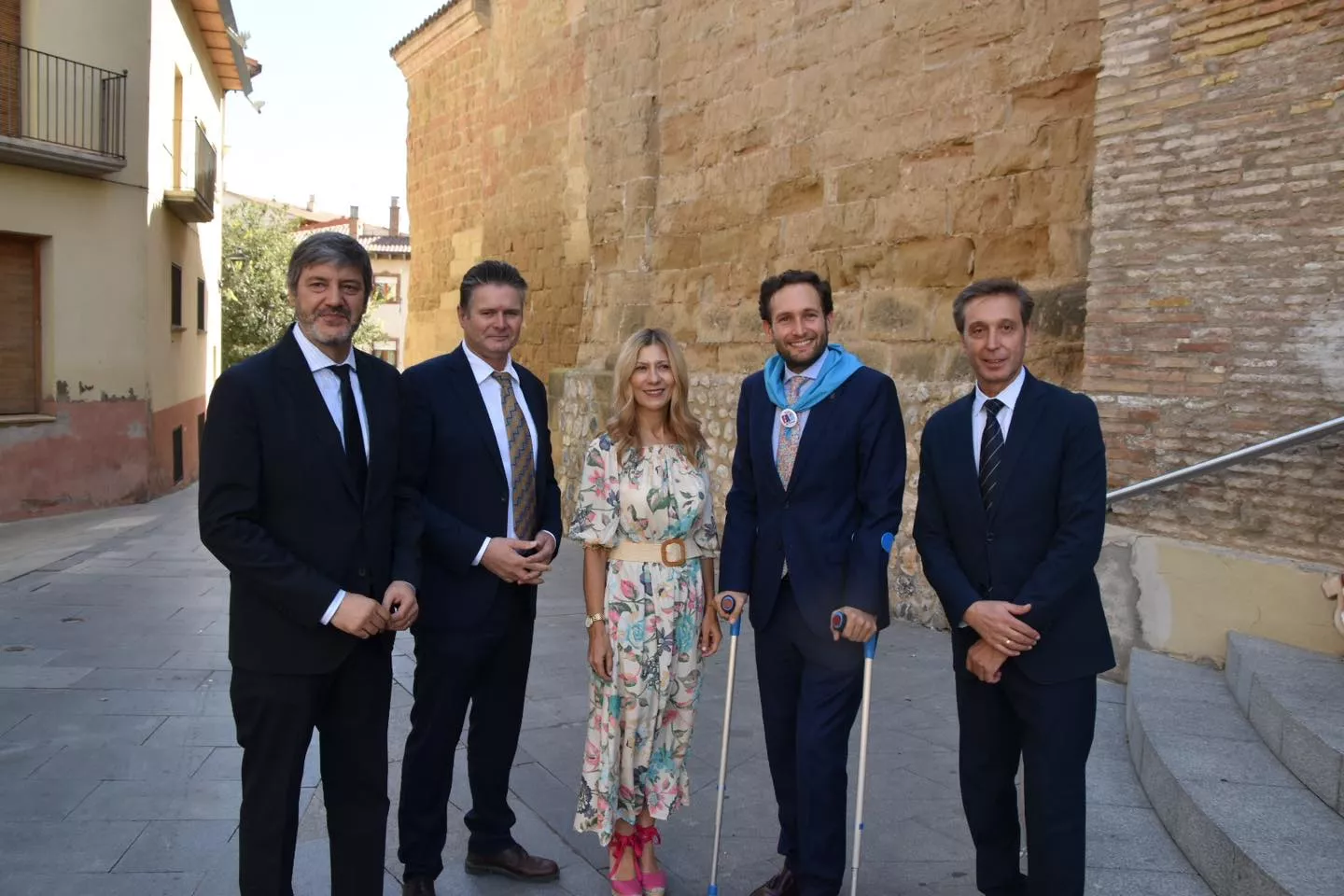 Procesión y ofrenda en el día de San Mateo en Monzón.