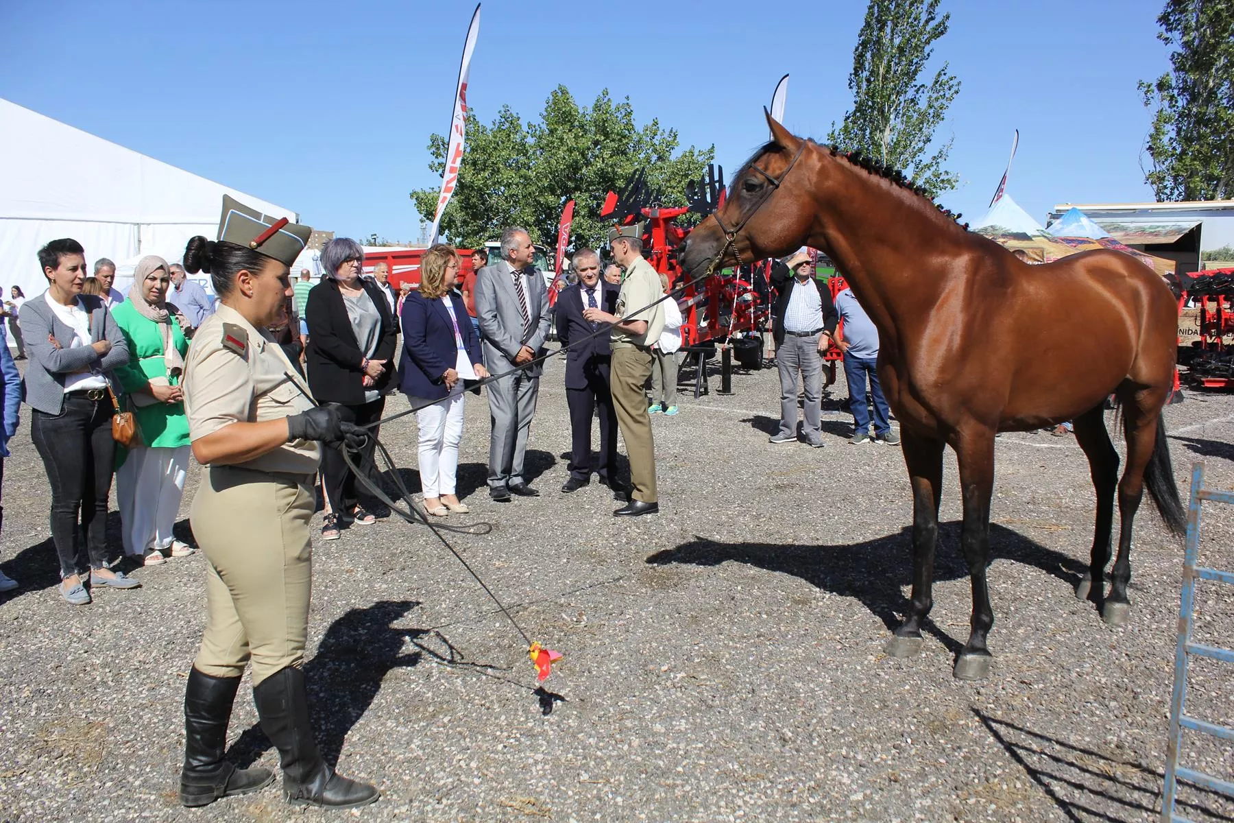  Jornada inaugural de Femoga 2023 en el recinto ferial de Sariñena.
