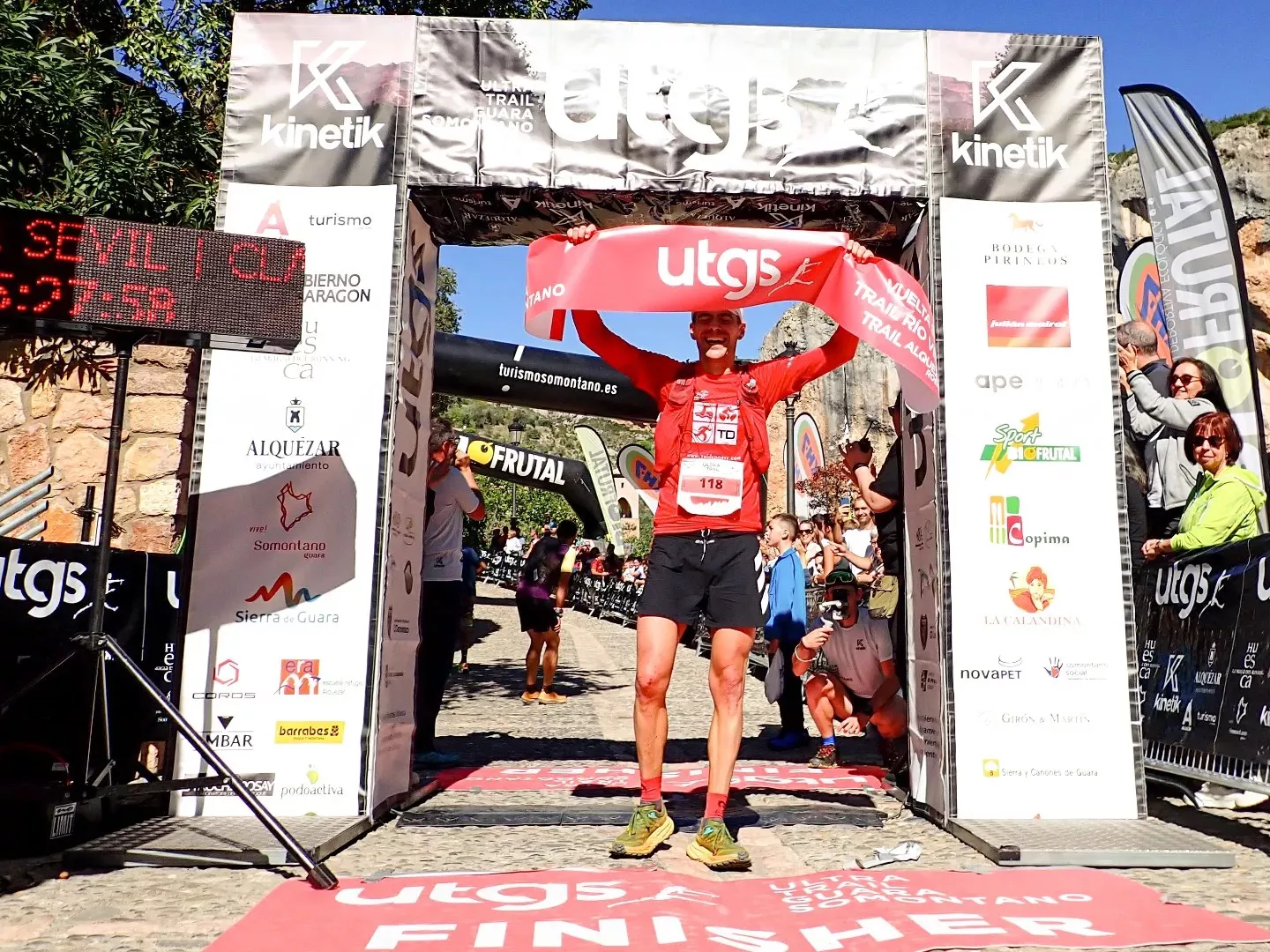 Urko Valdivieso, vencedor de la 102K. Foto UTGS