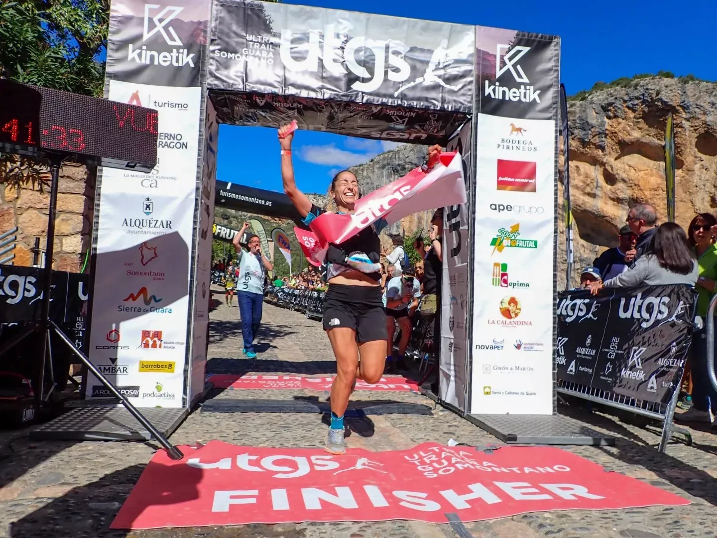 Julia Pérez, ganadora 50K Foto: UTGS