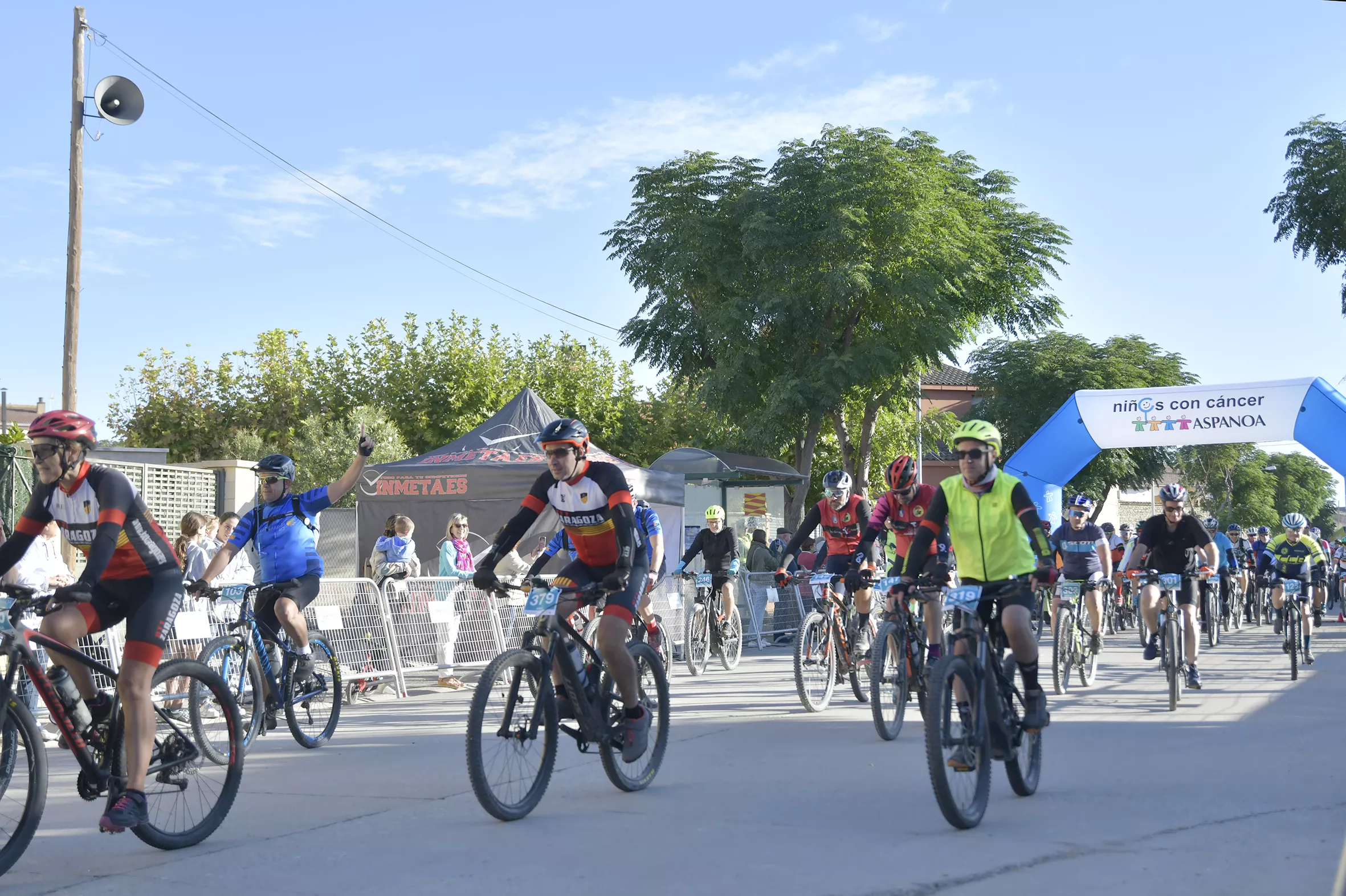 11ª BTT Aspanoa contra el cáncer infantil. Foto La López